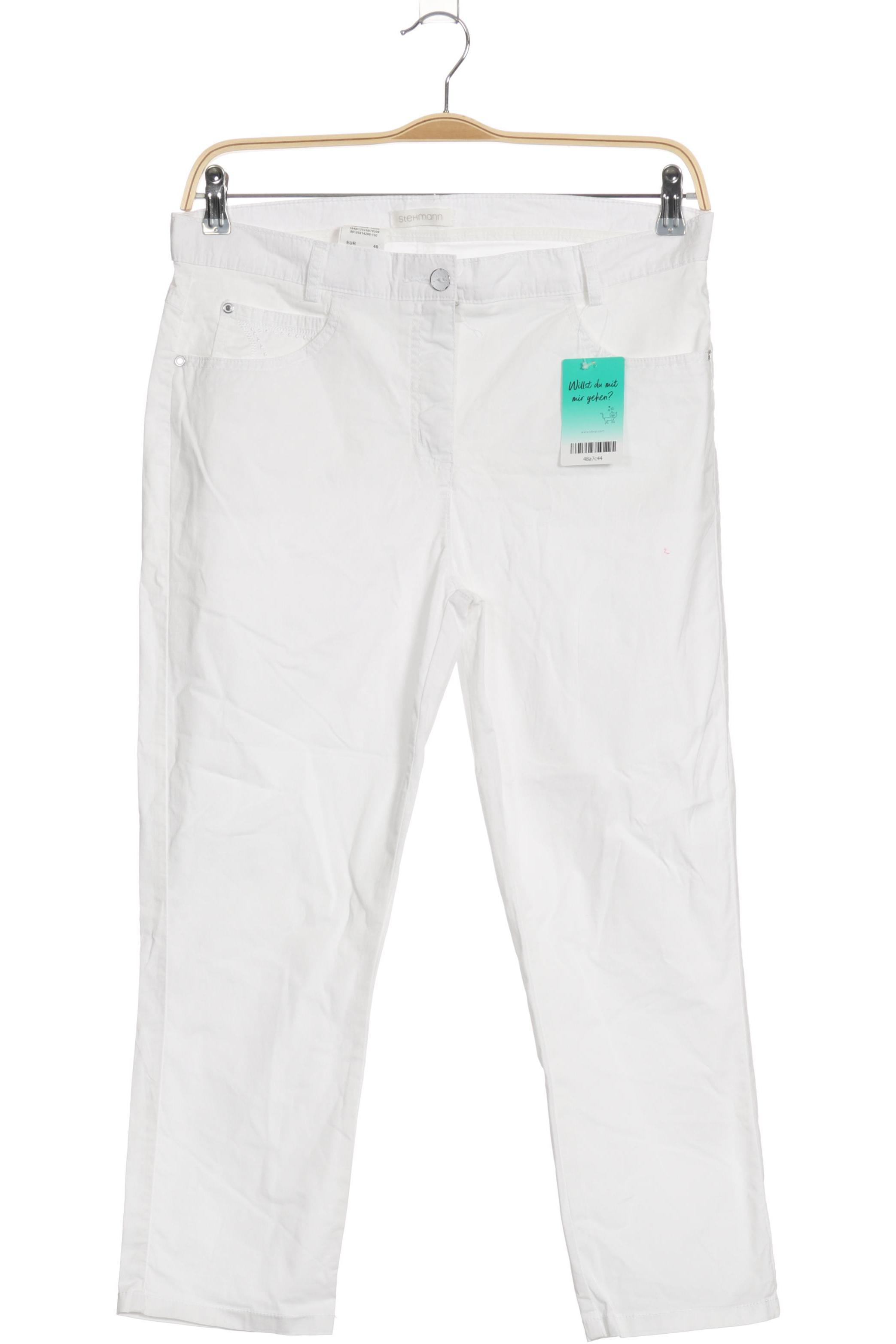 

stehmann Damen Stoffhose, weiß, Gr. 40