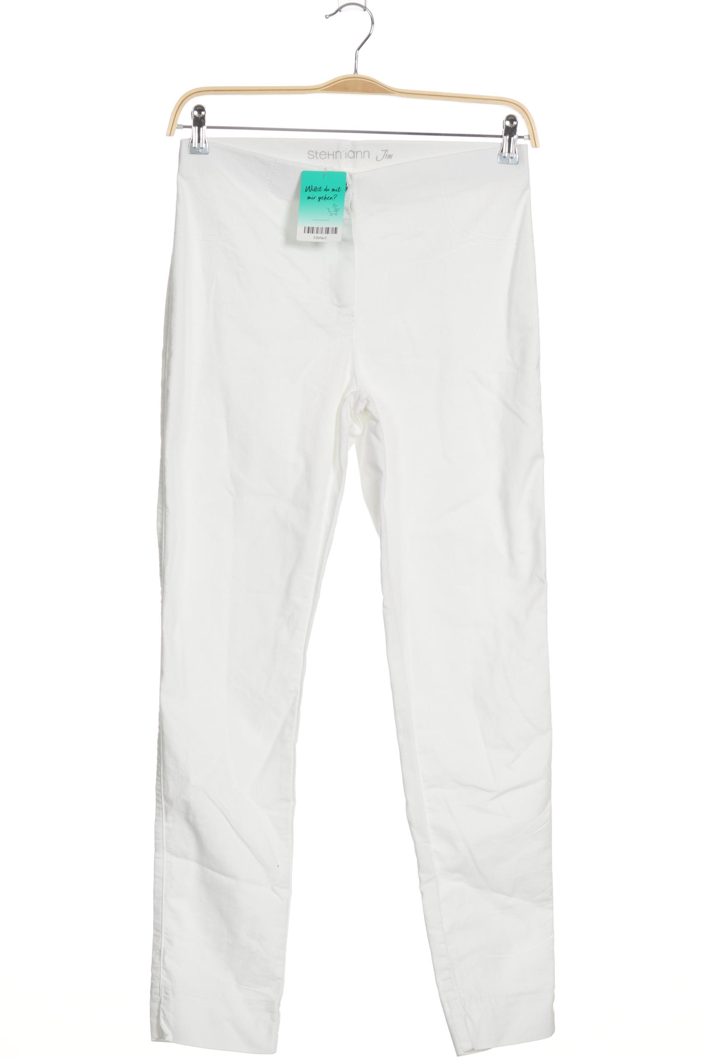 

stehmann Damen Stoffhose, weiß, Gr. 40