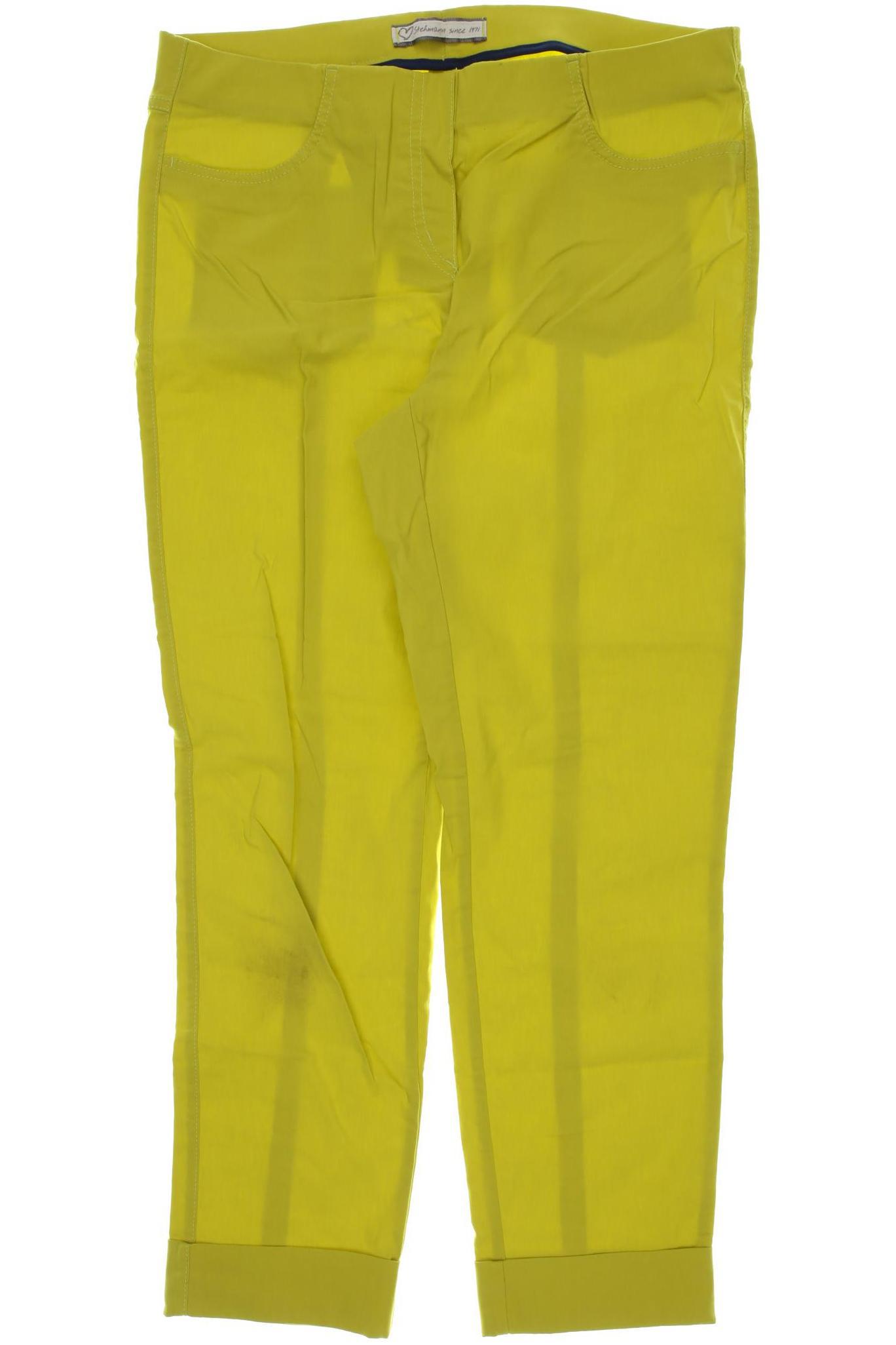

stehmann Damen Stoffhose, gelb, Gr. 42