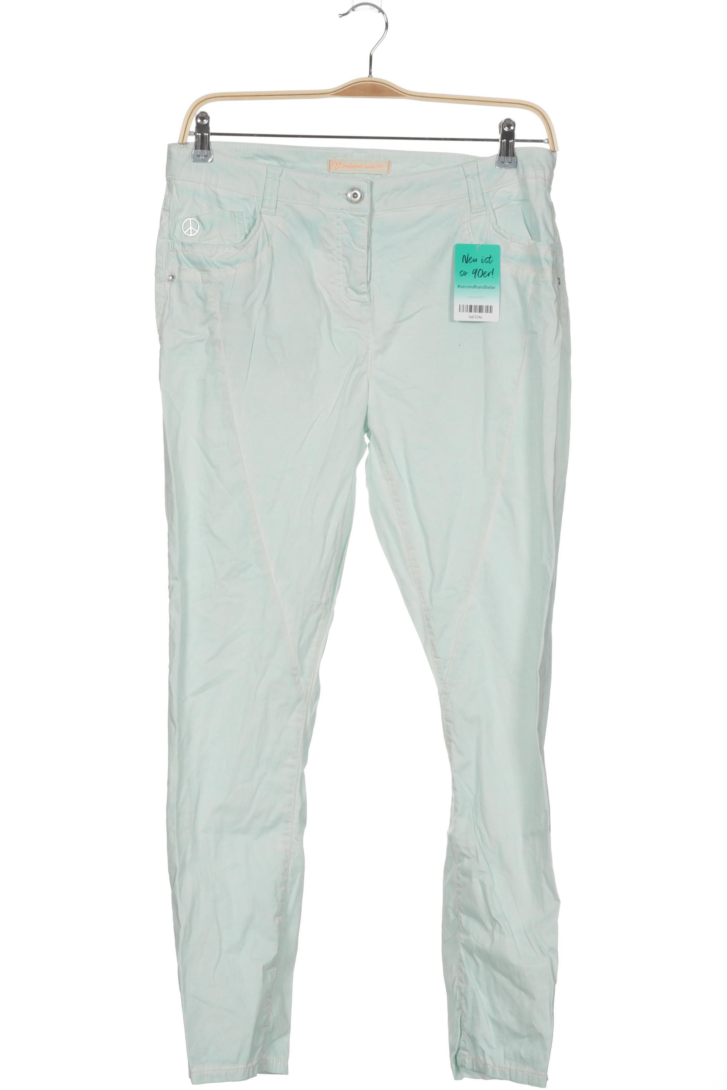 

stehmann Damen Stoffhose, türkis, Gr. 42