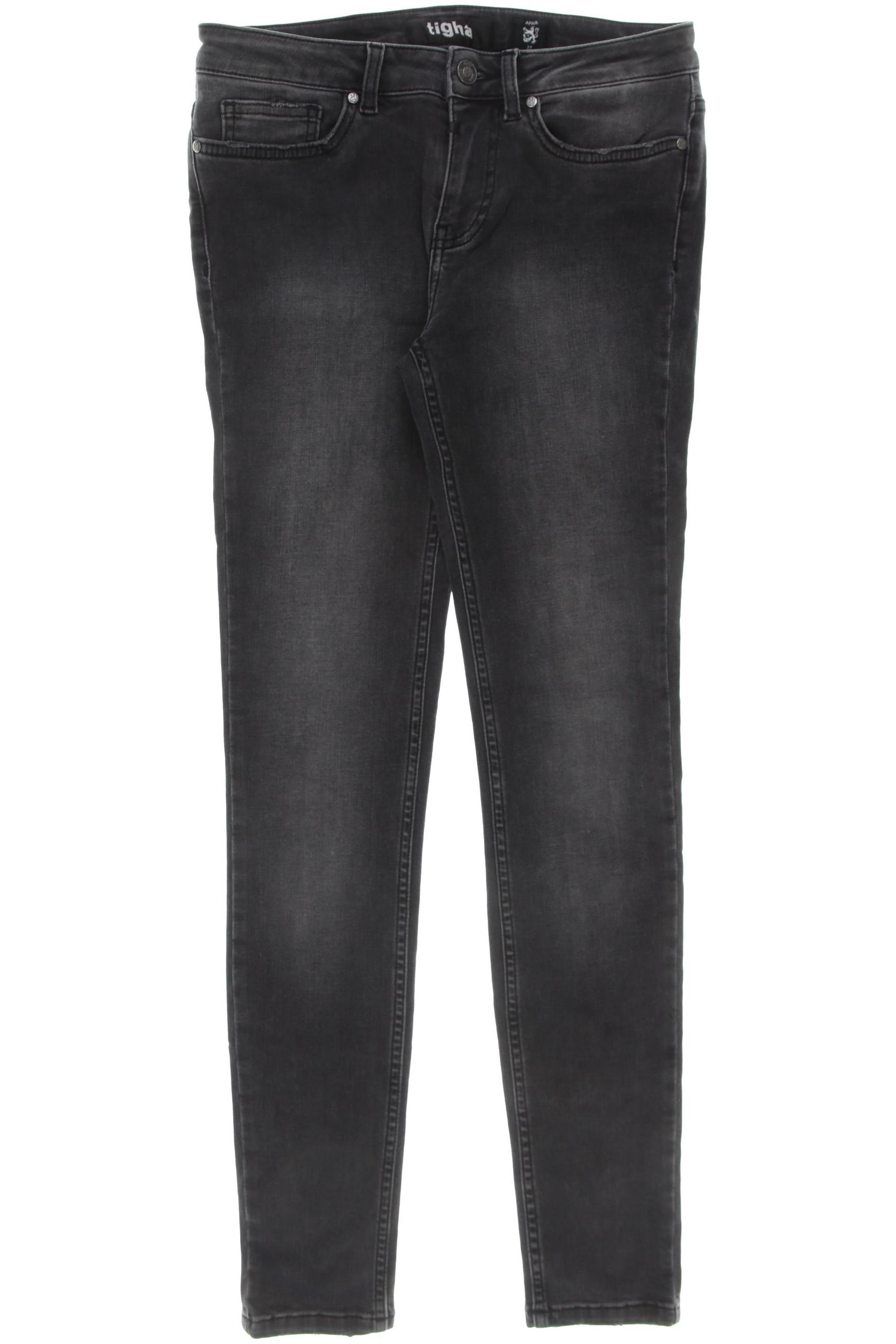 

tigha Damen Jeans, schwarz, Gr. 27