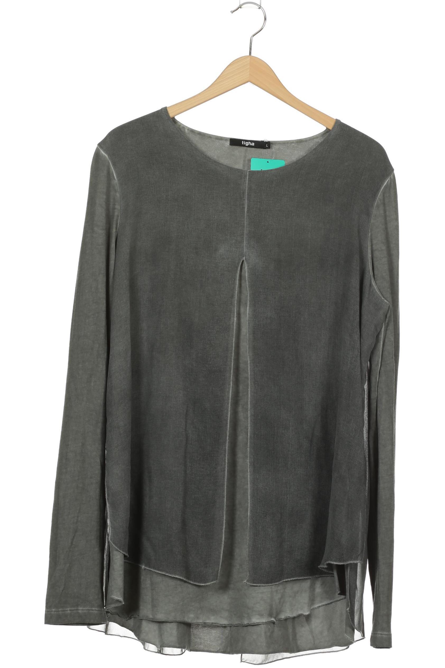 

tigha Damen Langarmshirt, grau, Gr.