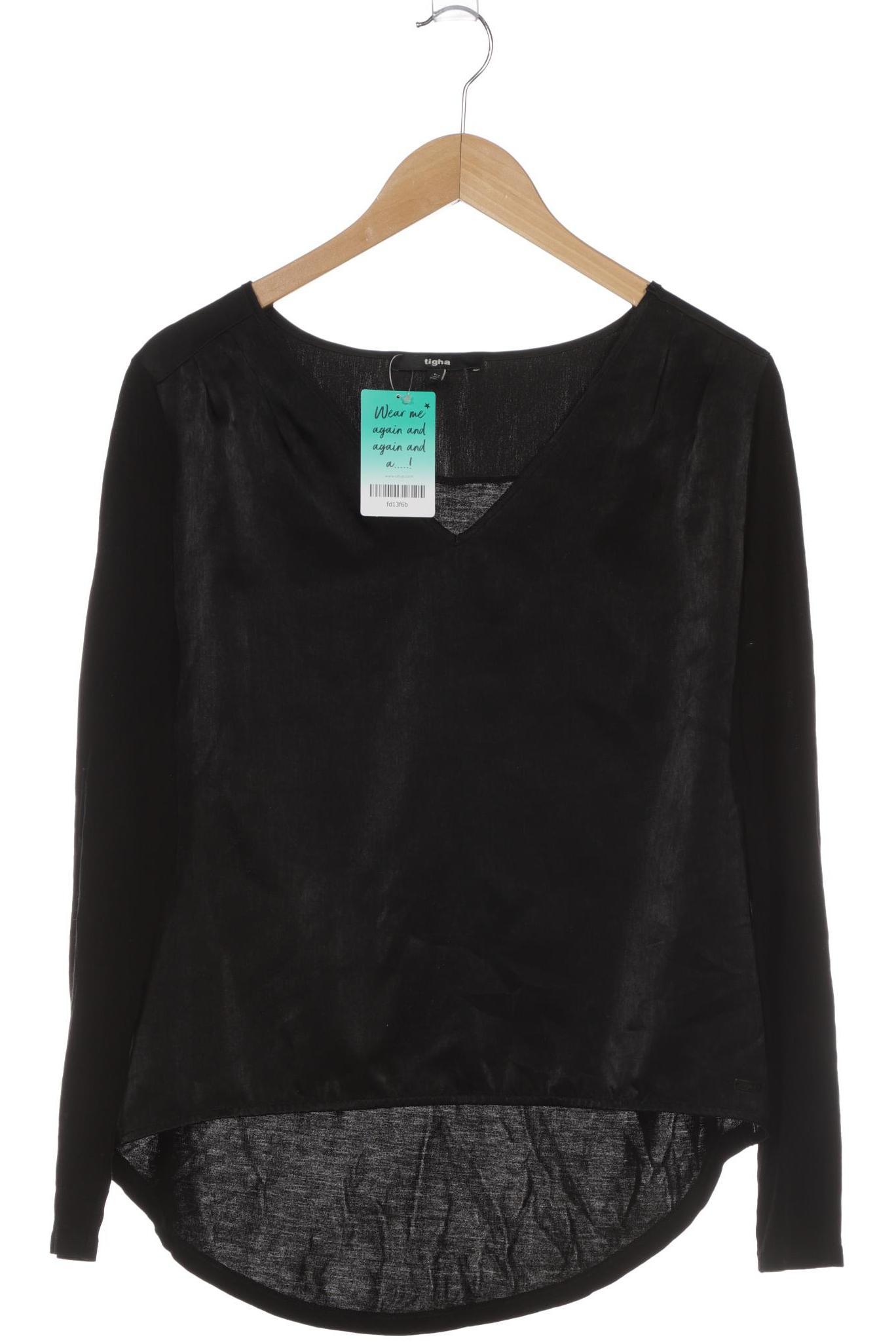 

tigha Damen Langarmshirt, schwarz, Gr.