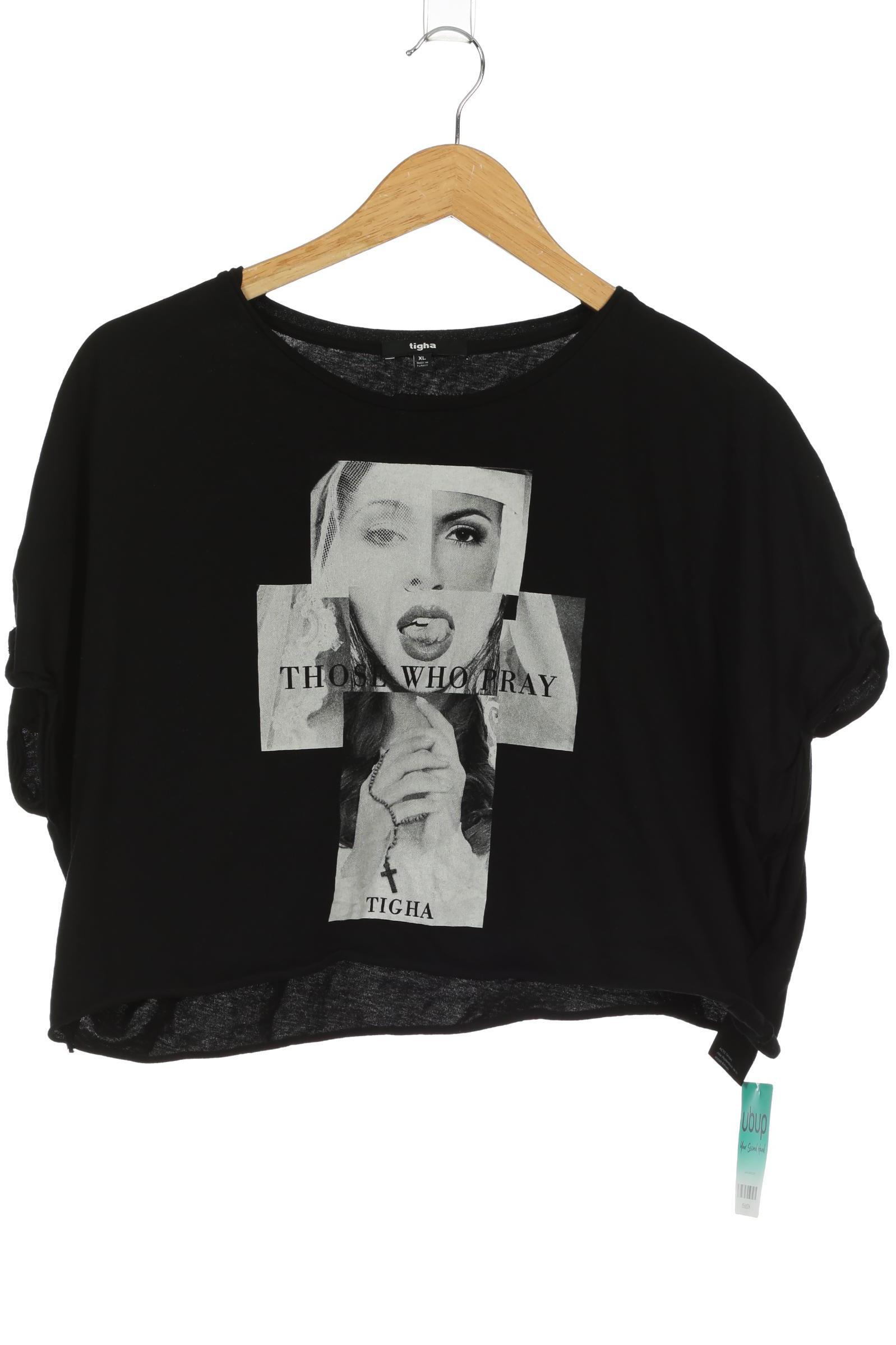 

tigha Damen T-Shirt, schwarz, Gr.