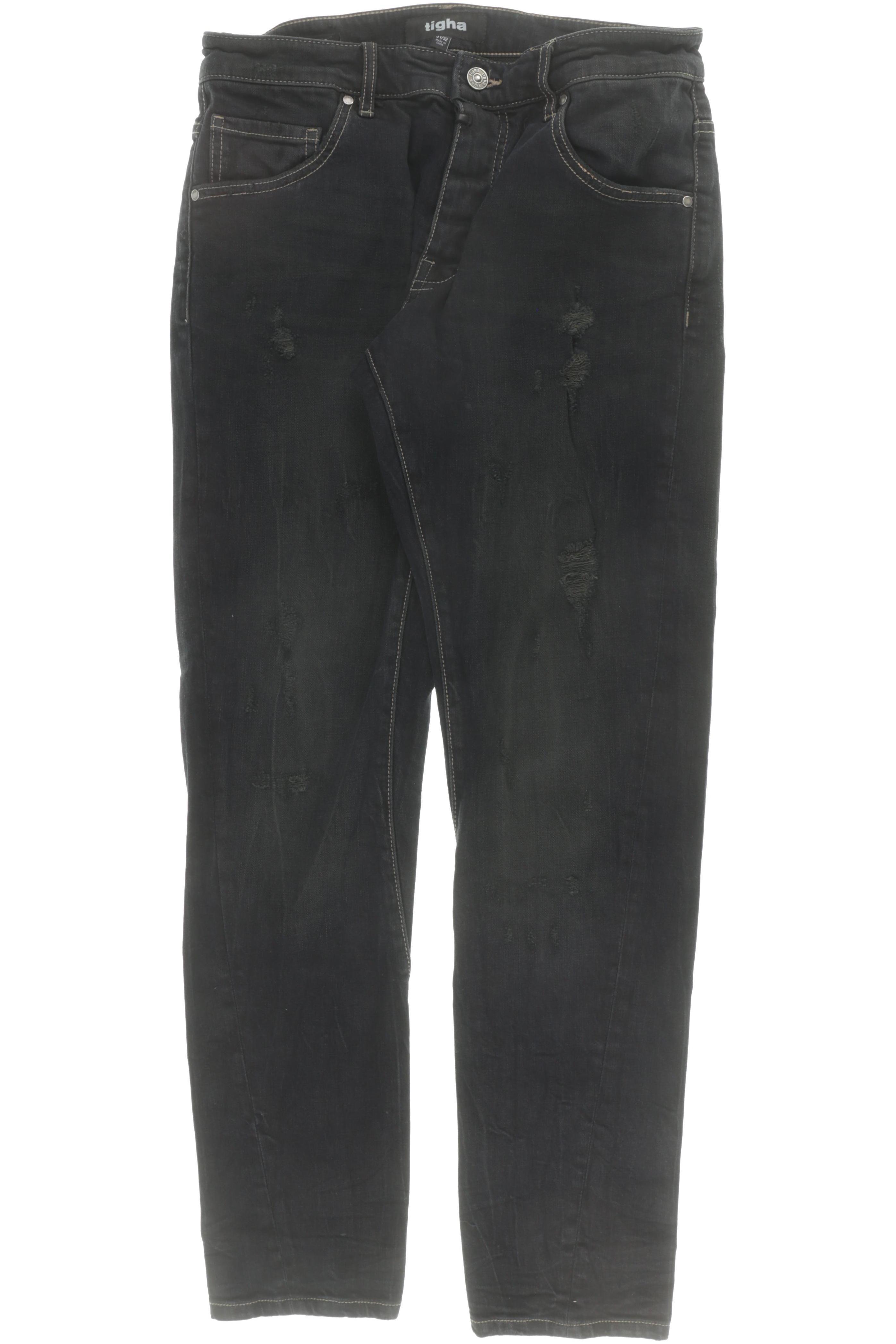 

tigha Herren Jeans, schwarz, Gr. 31