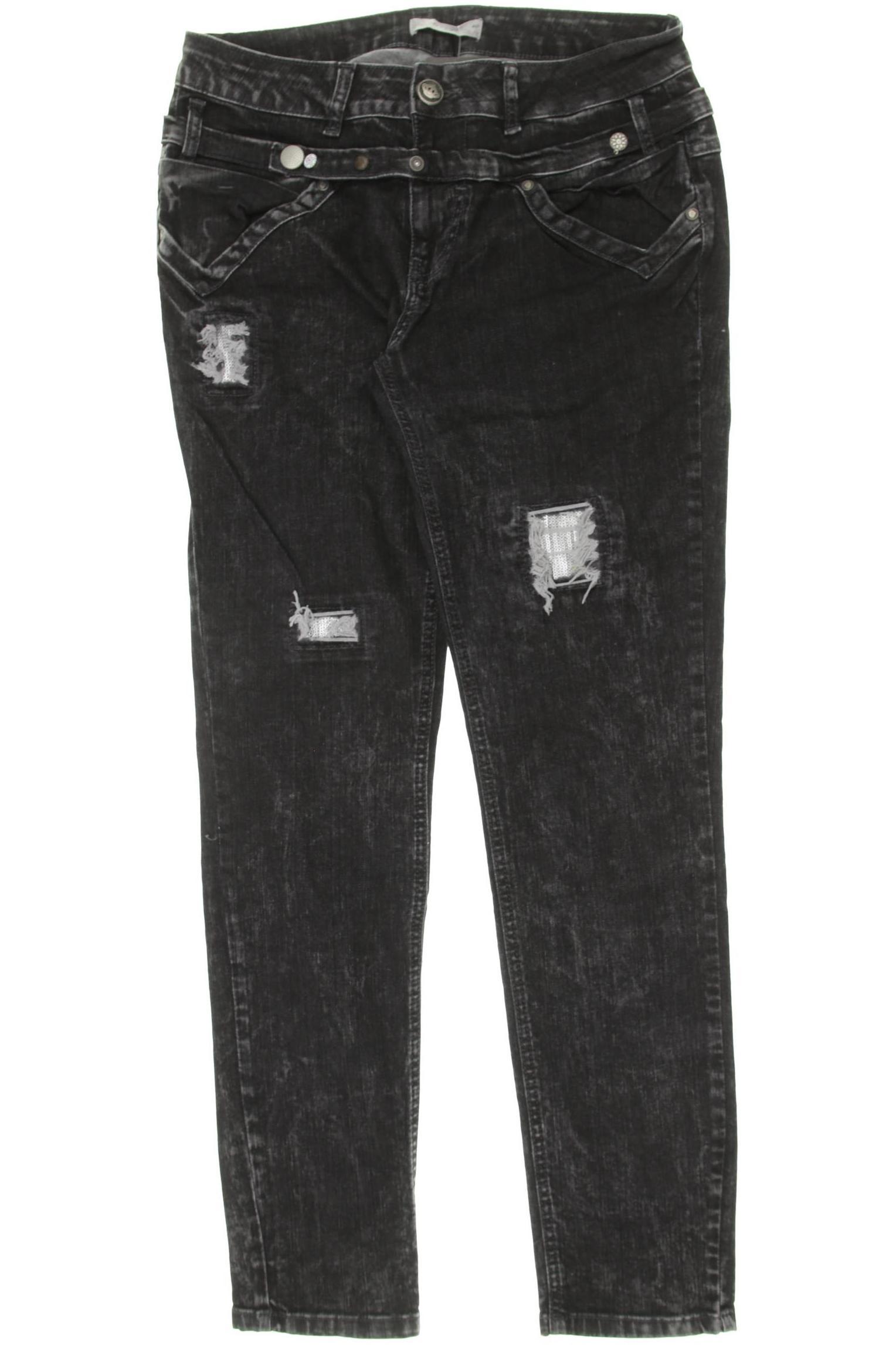 

tredy Damen Jeans, schwarz, Gr. 40