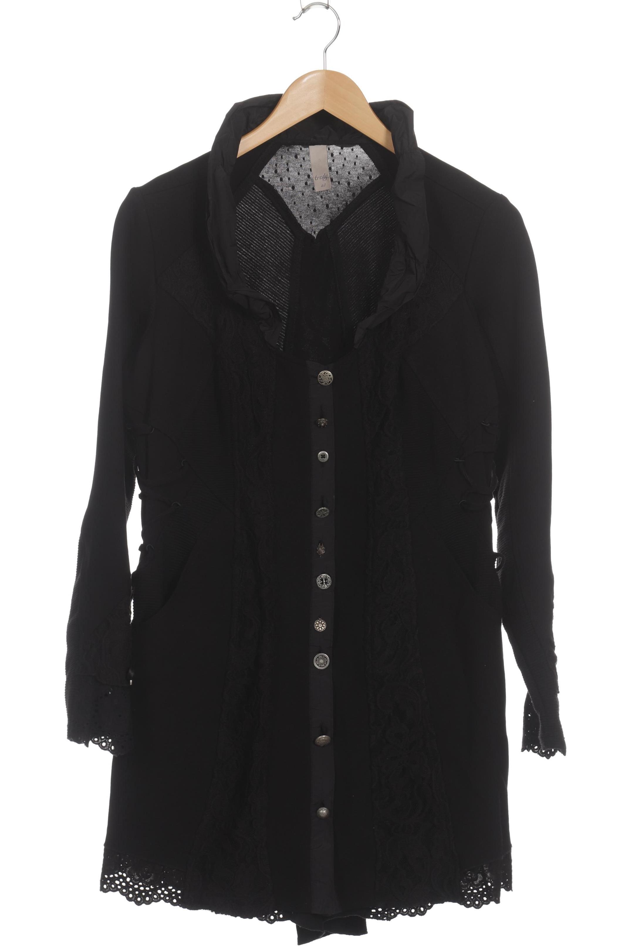 

tredy Damen Mantel, schwarz, Gr. 40