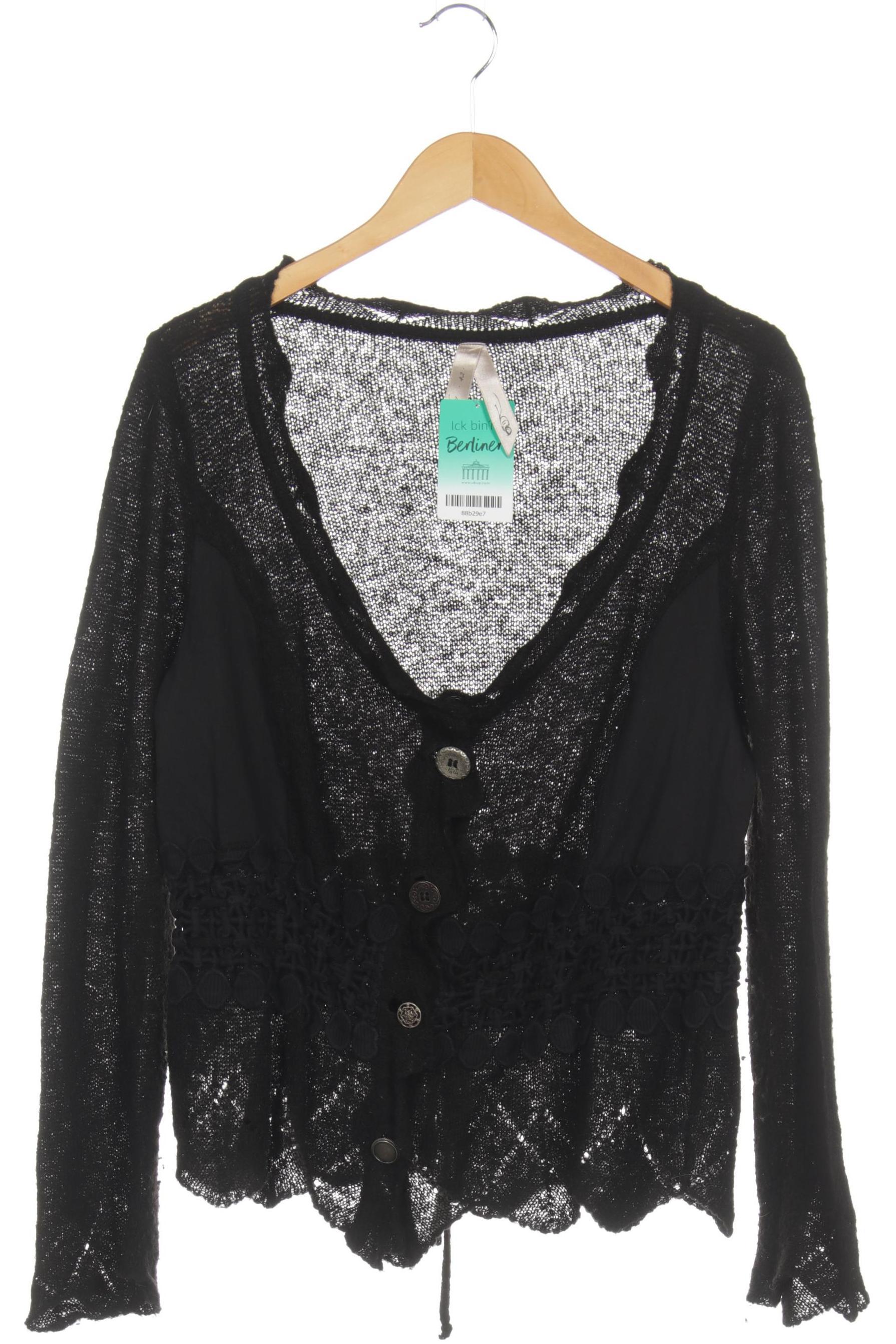 

tredy Damen Strickjacke, schwarz, Gr. 42