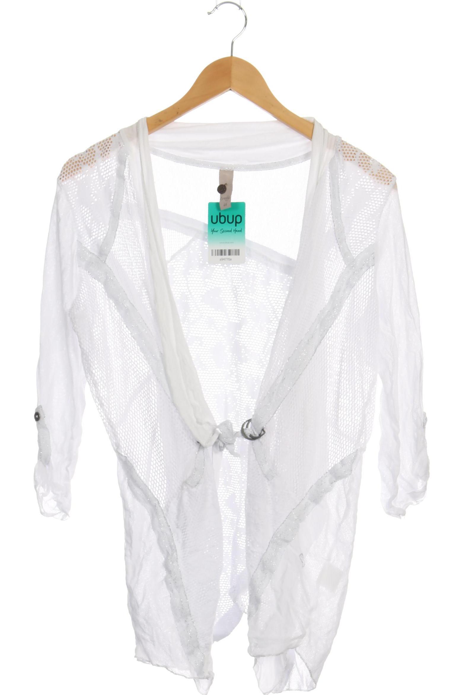 

tredy Damen Strickjacke, weiß, Gr. 44