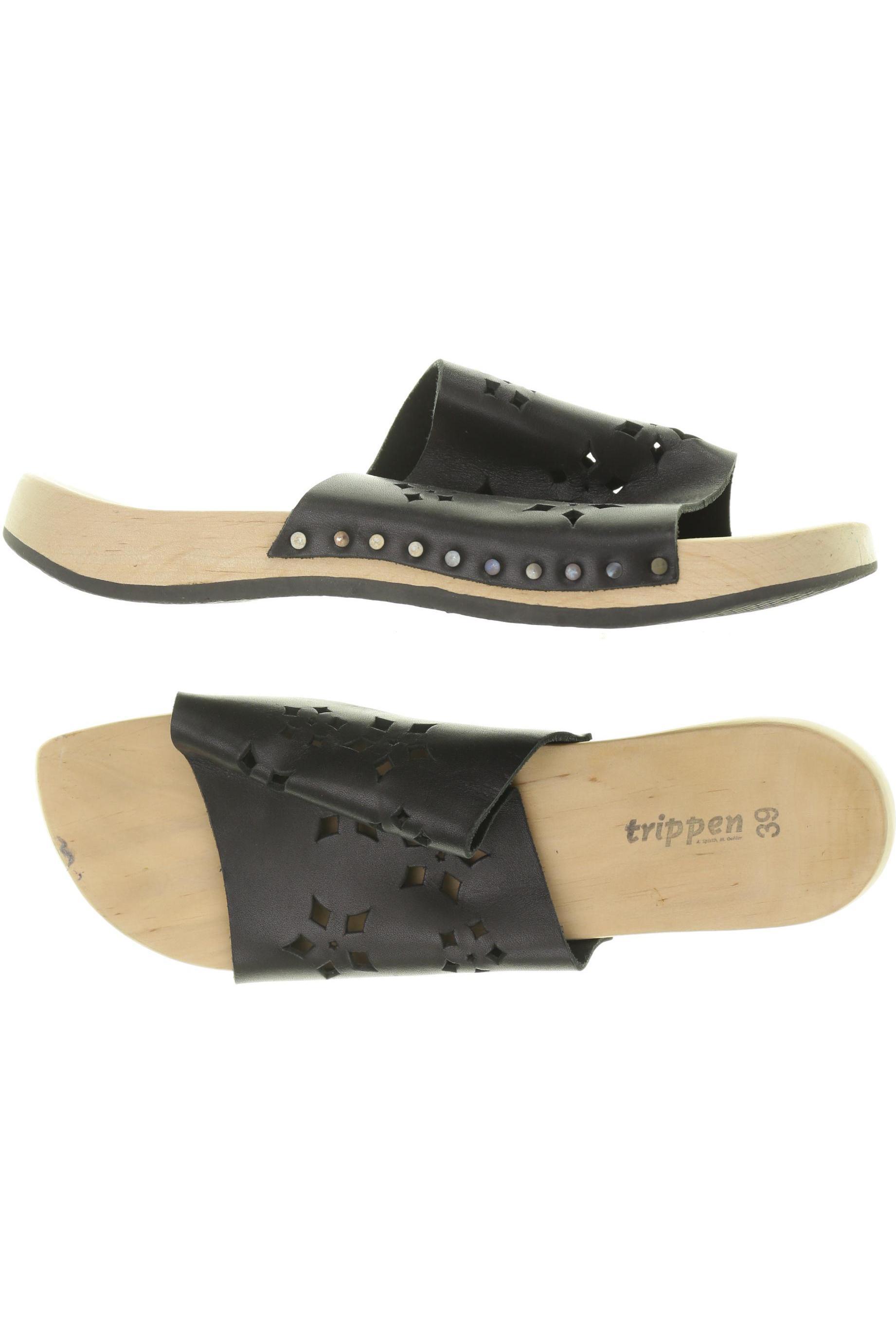 

trippen Damen Sandale, schwarz, Gr. 39