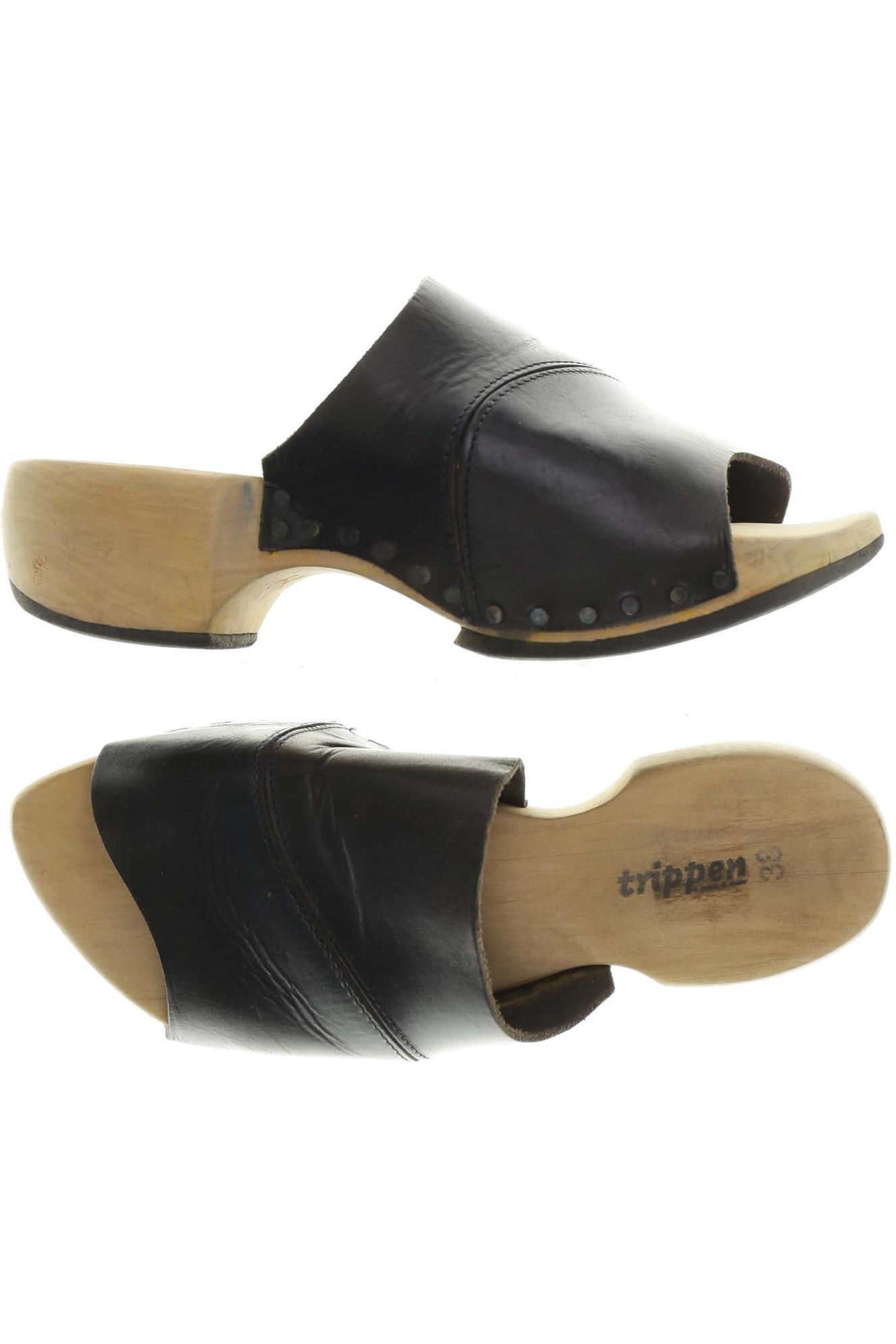 

trippen Damen Sandale, schwarz, Gr. 38