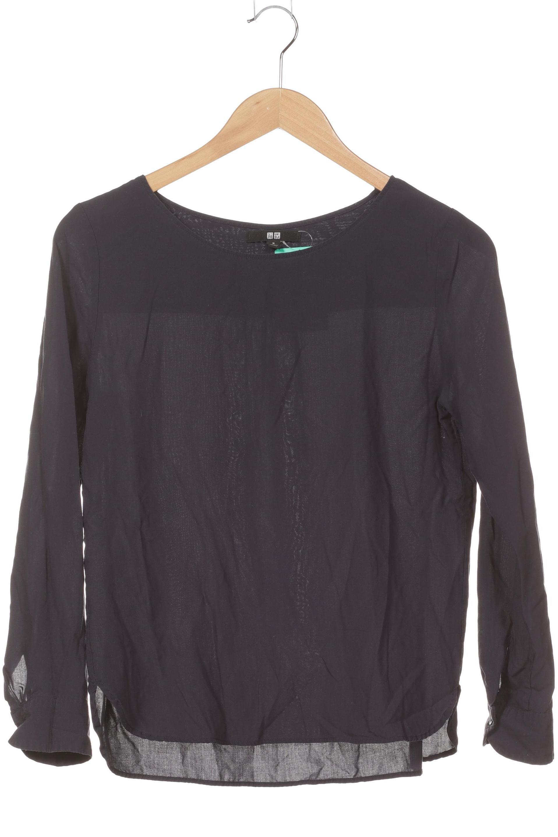 

uniqlo Damen Langarmshirt, blau, Gr.