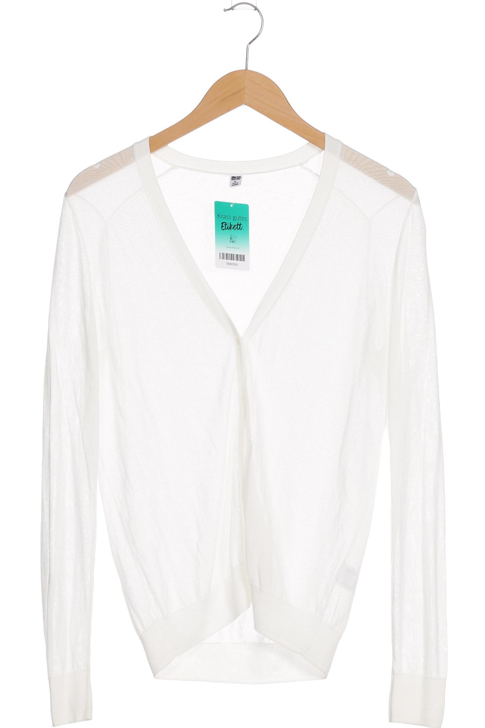 

uniqlo Damen Strickjacke, weiß, Gr.