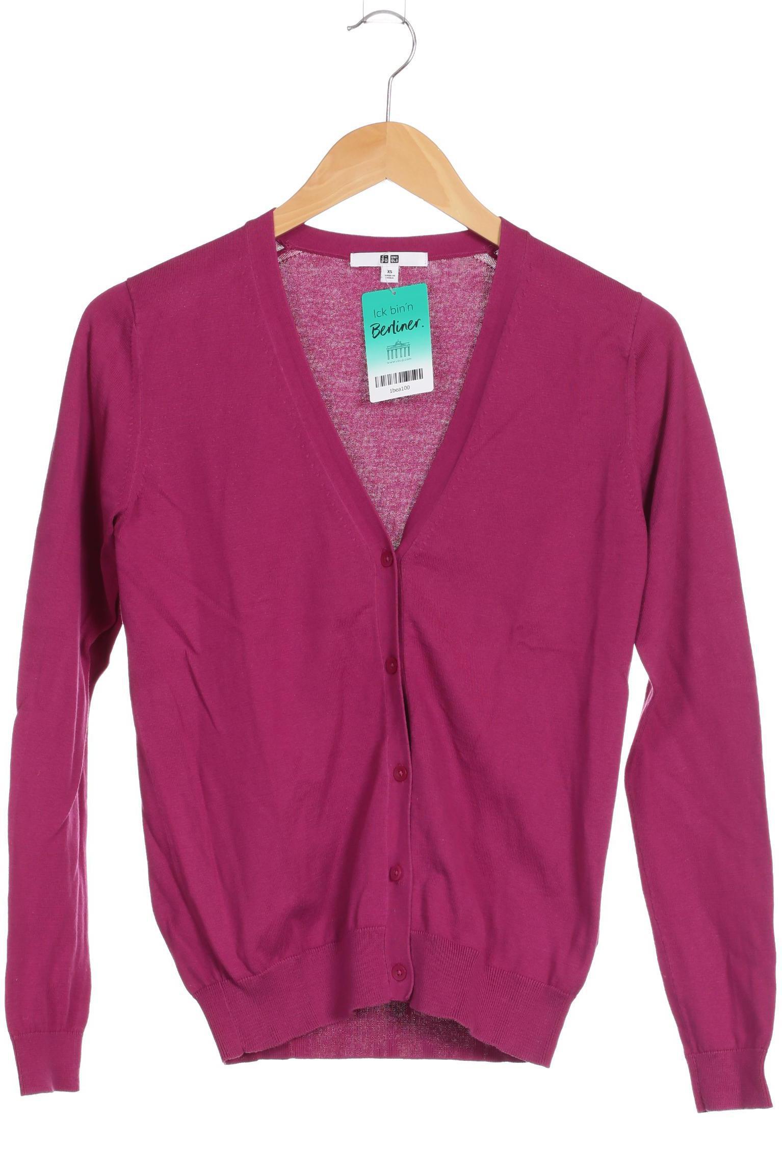 

uniqlo Damen Strickjacke, pink, Gr.