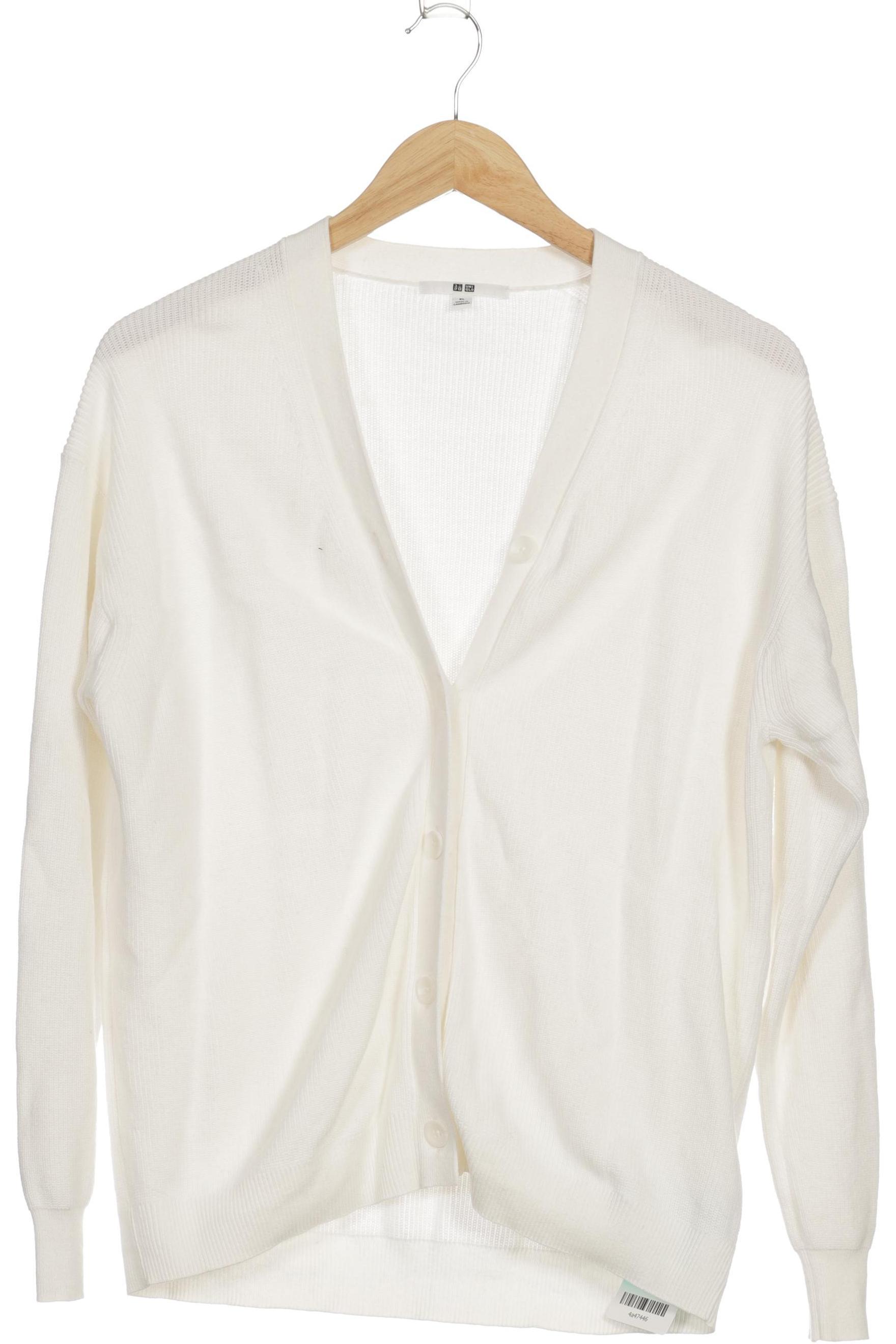 

uniqlo Damen Strickjacke, weiß, Gr.