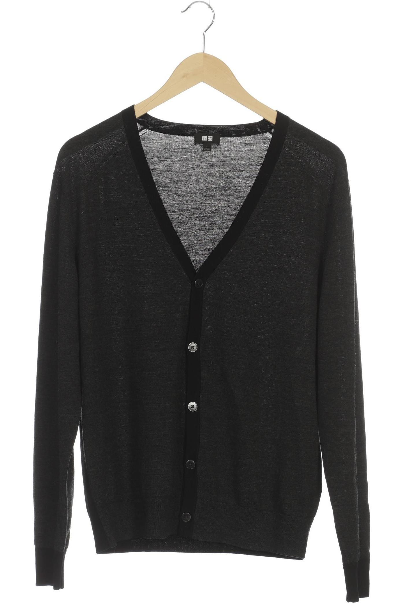 

uniqlo Damen Strickjacke, grau, Gr.