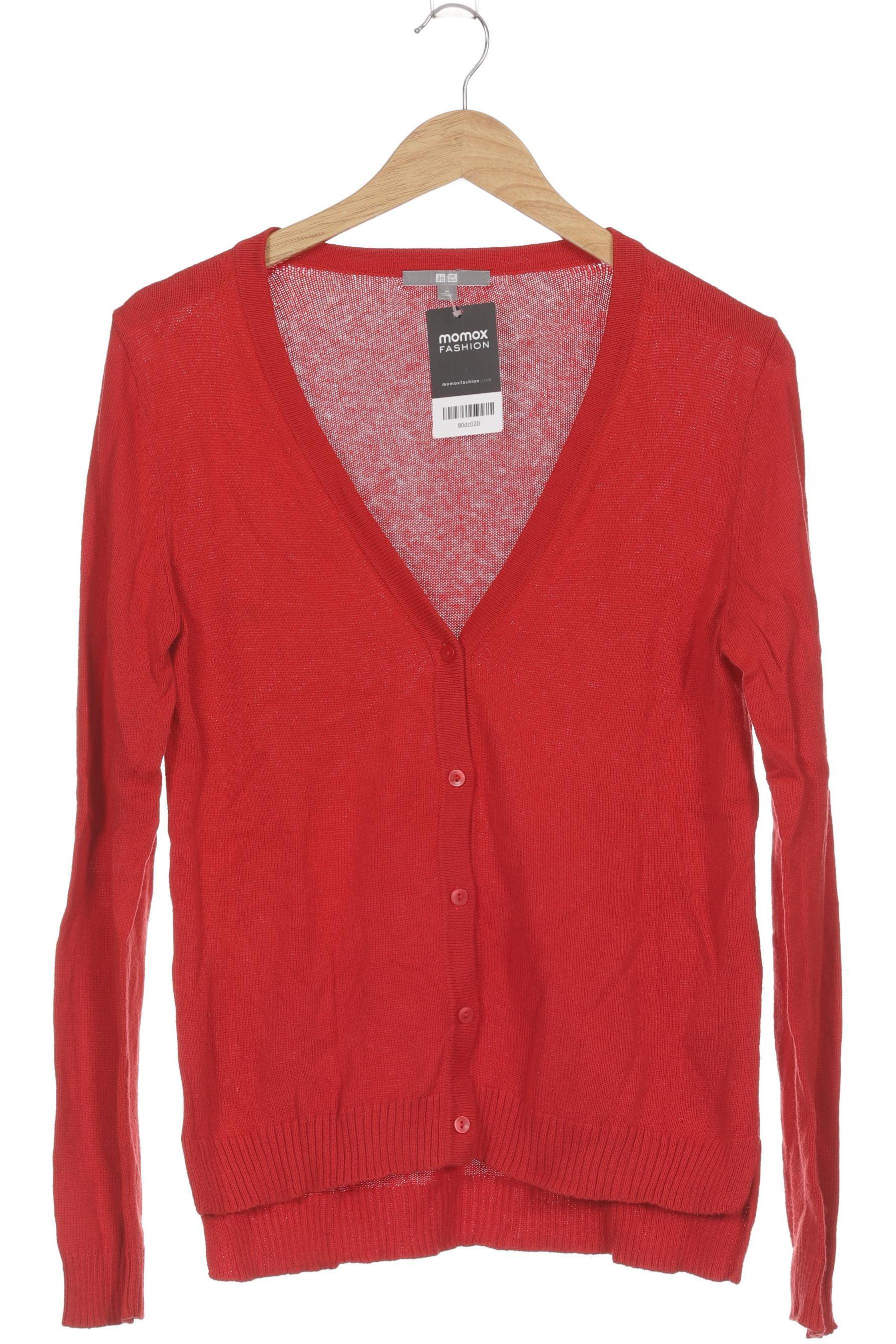 

uniqlo Damen Strickjacke, rot, Gr.