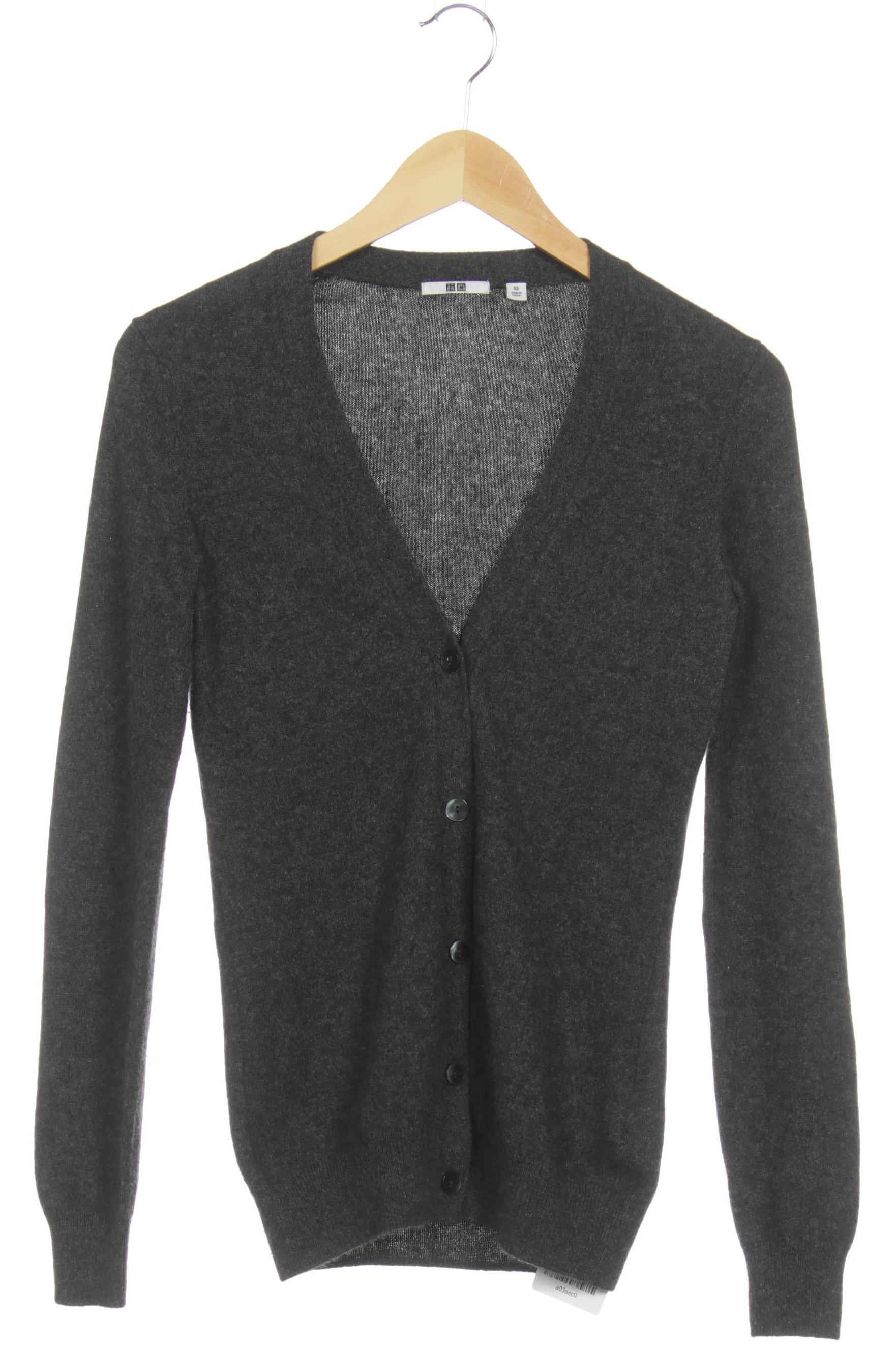 

uniqlo Damen Strickjacke, grau, Gr.