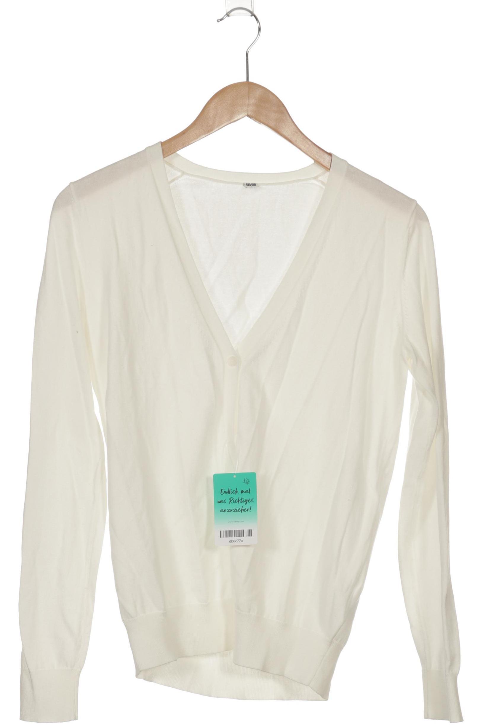

uniqlo Damen Strickjacke, weiß, Gr.
