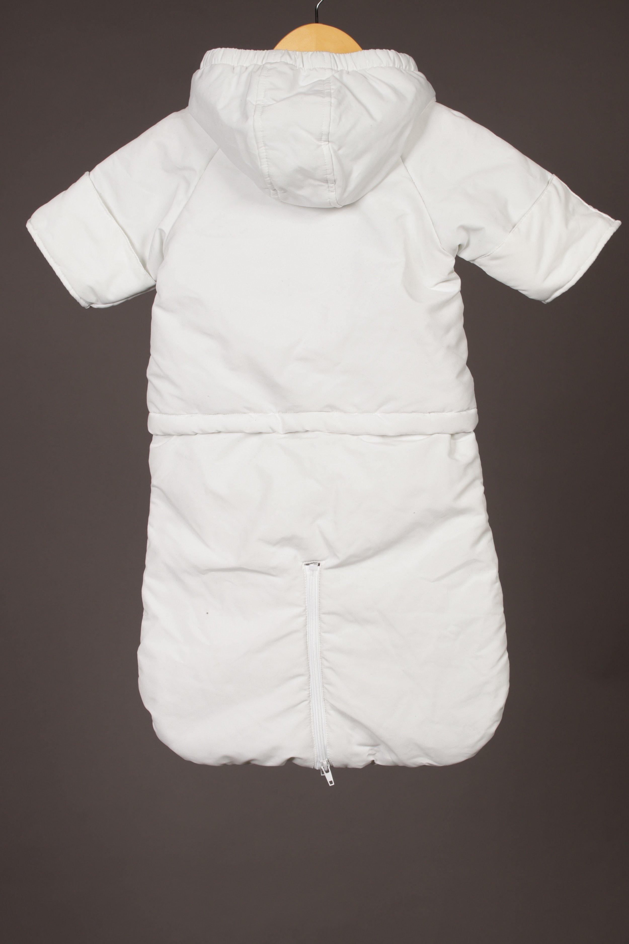 Thumbnail - vertbaudet Jungen Schneeanzug, weiß, Gr. 68