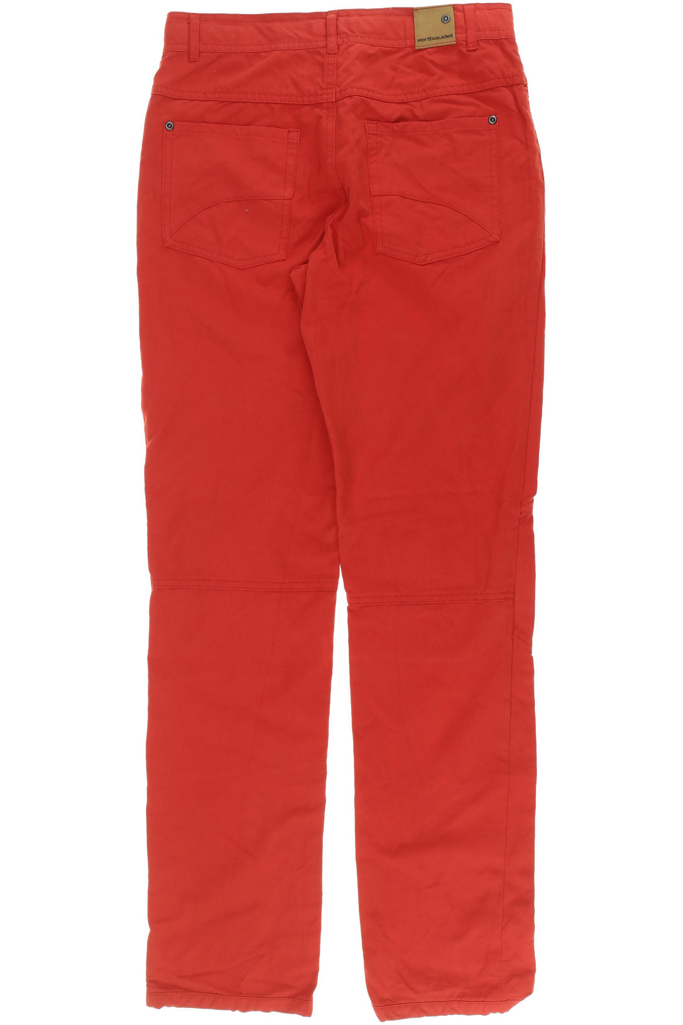 Thumbnail - vertbaudet Jungen Stoffhose, rot, Gr. 158