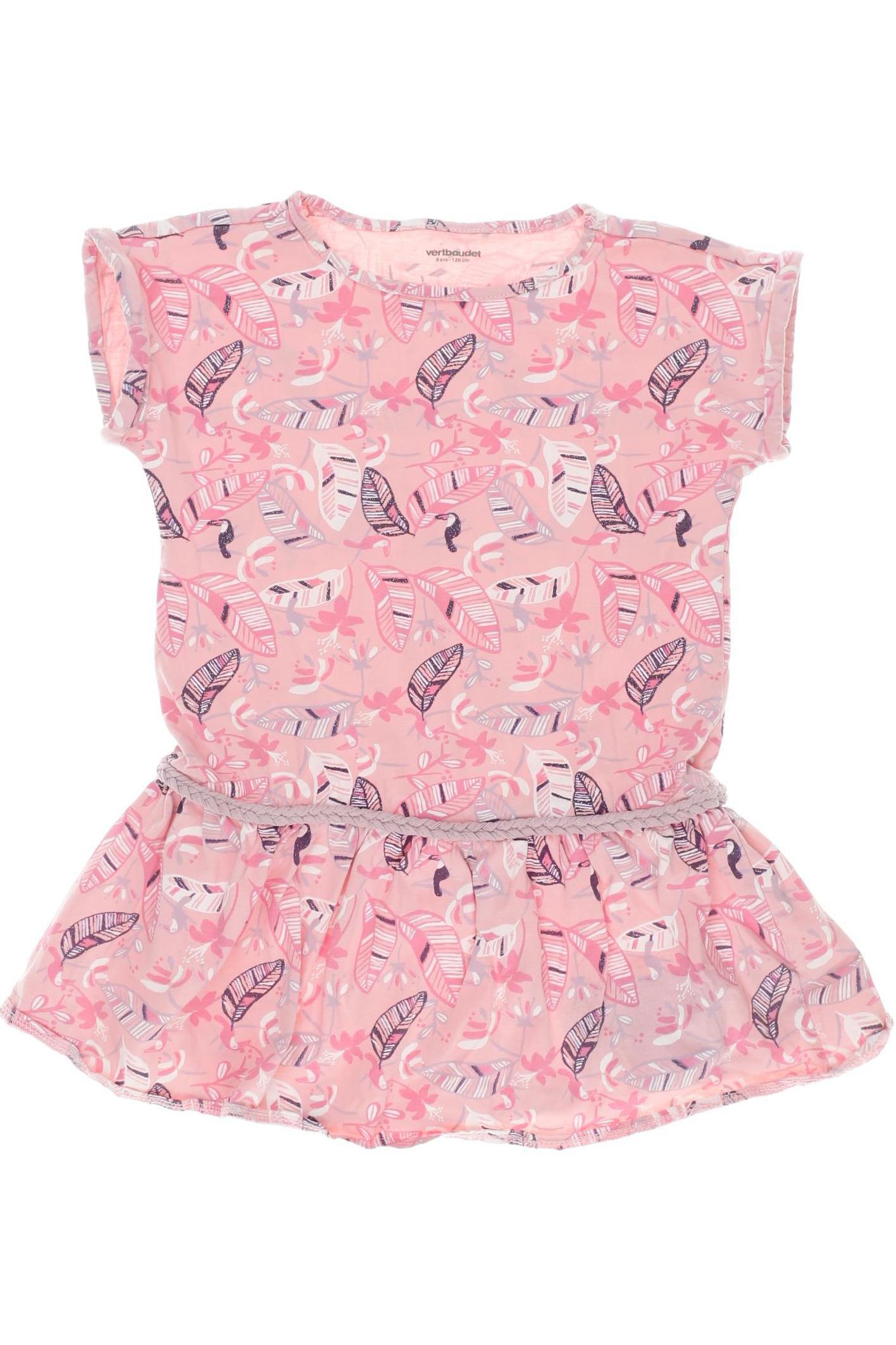 

vertbaudet Mädchen Kleid, pink, Gr. 128