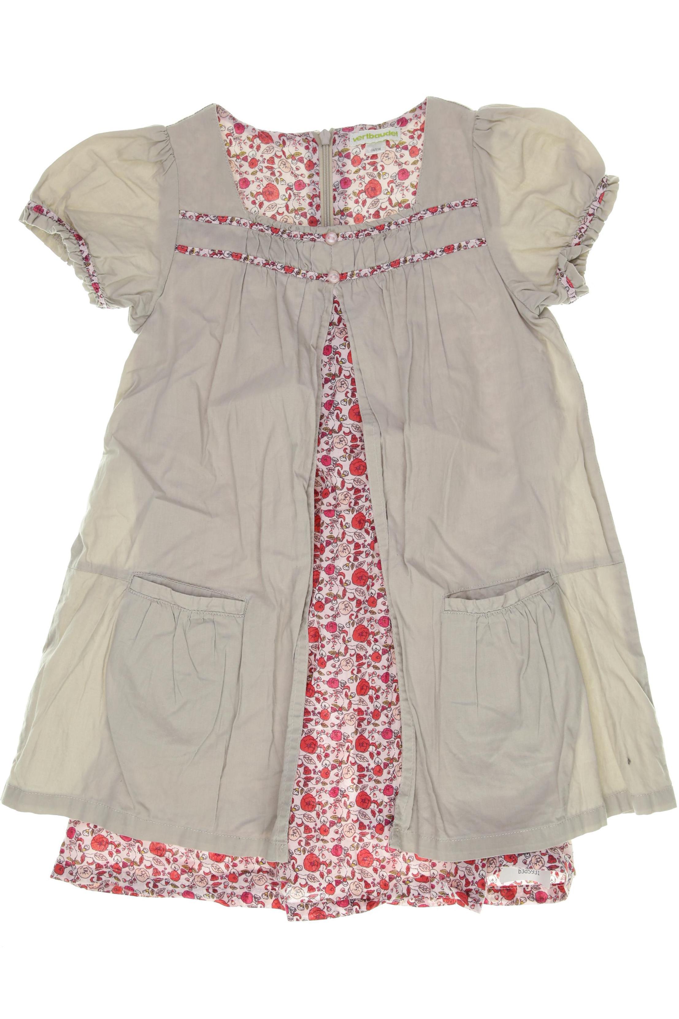 

vertbaudet Mädchen Kleid, grau, Gr. 116