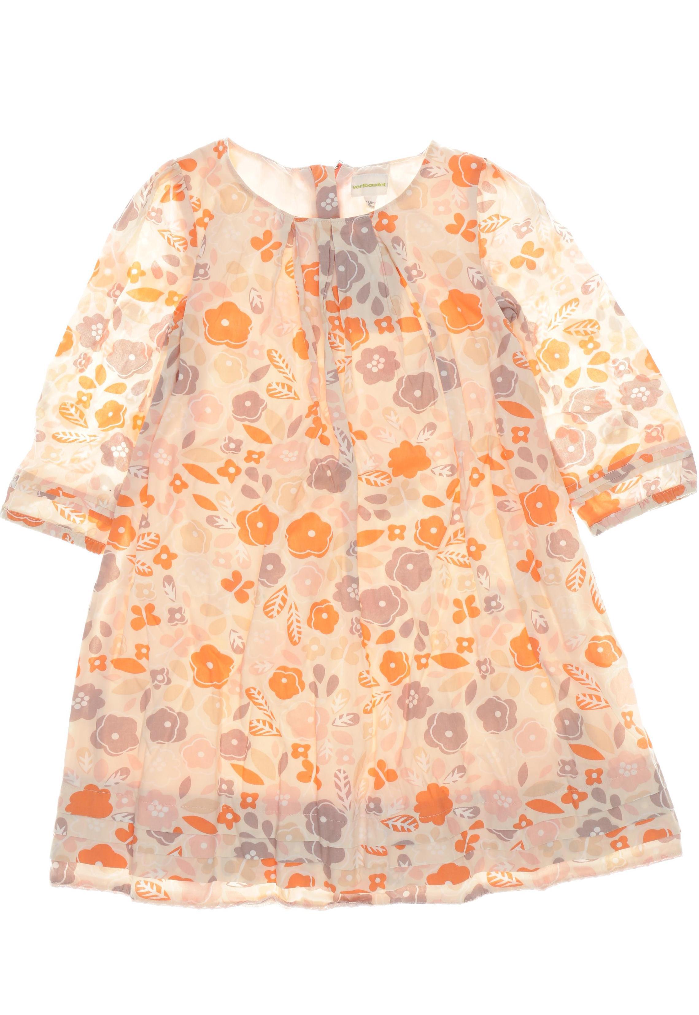 

vertbaudet Mädchen Kleid, beige, Gr. 128