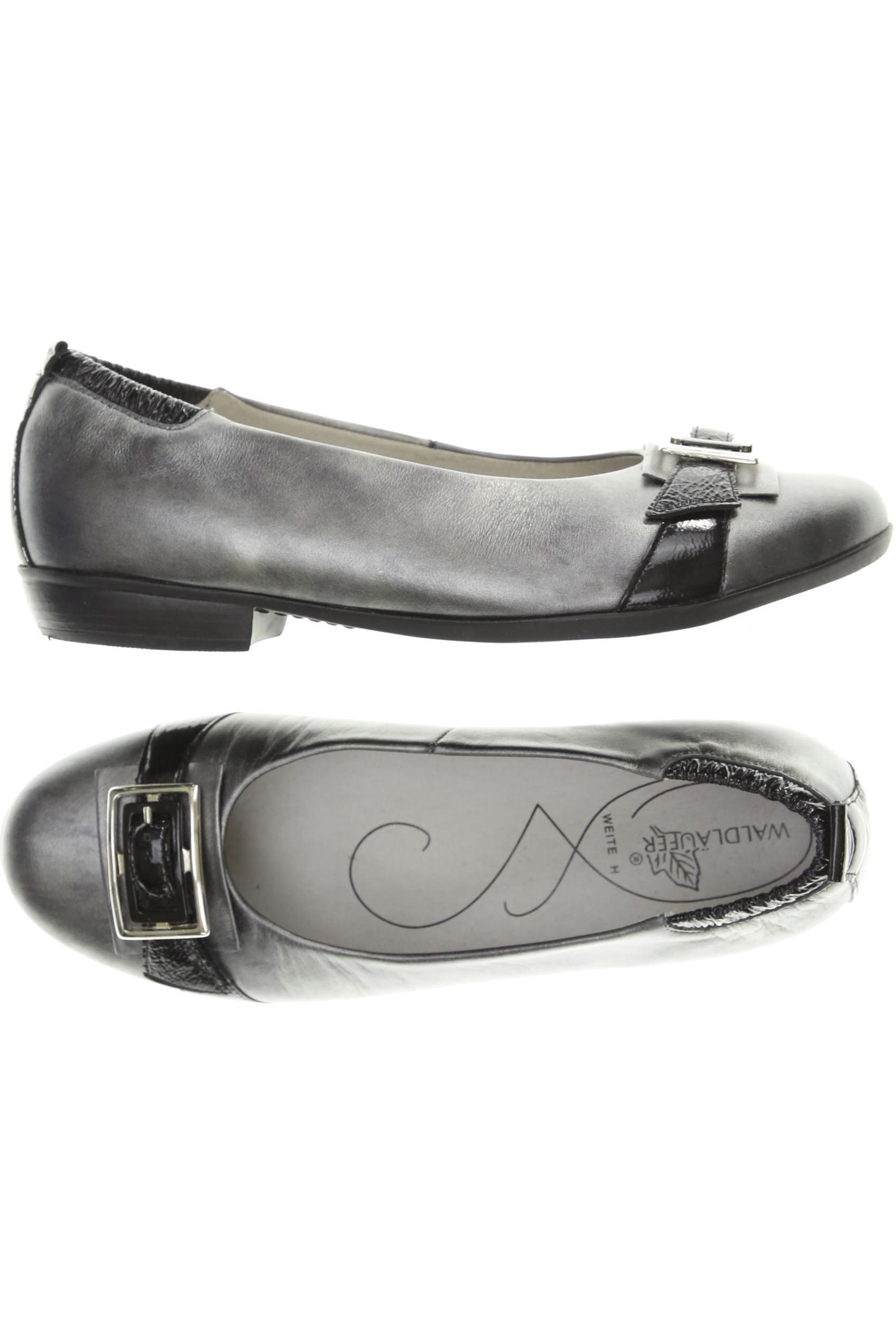 

waldläufer Damen Ballerinas, grau, Gr. 6.5
