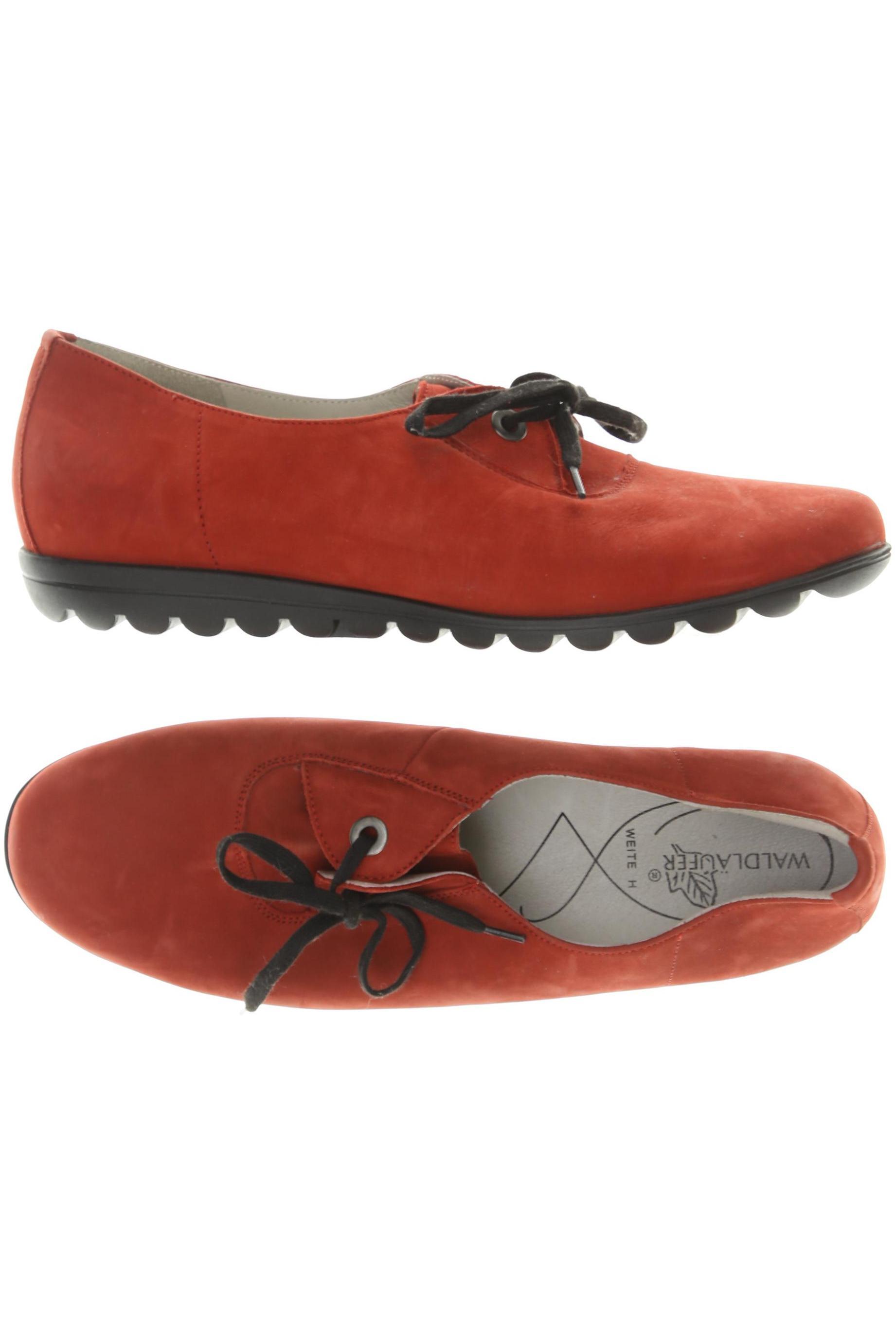 

waldläufer Damen Halbschuh, rot, Gr. 6.5