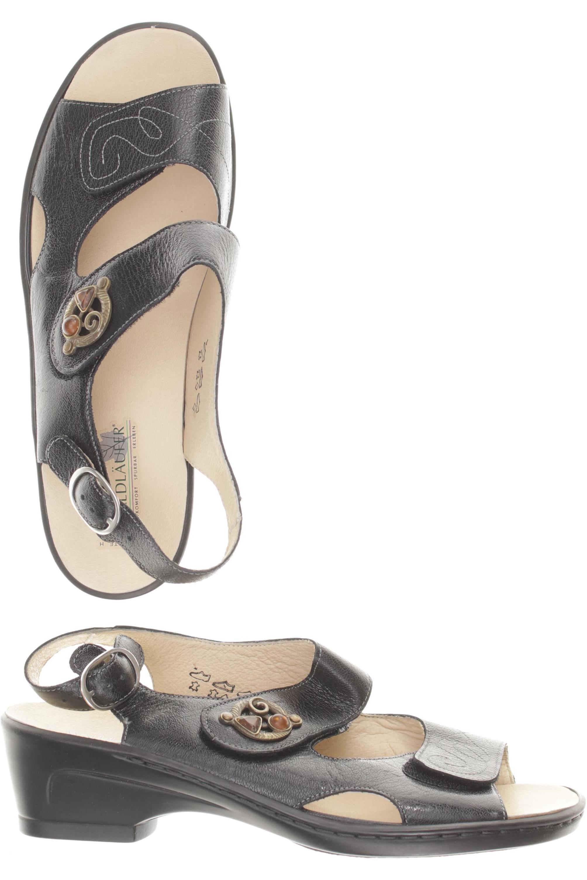 

waldläufer Damen Sandale, schwarz, Gr. 6.5