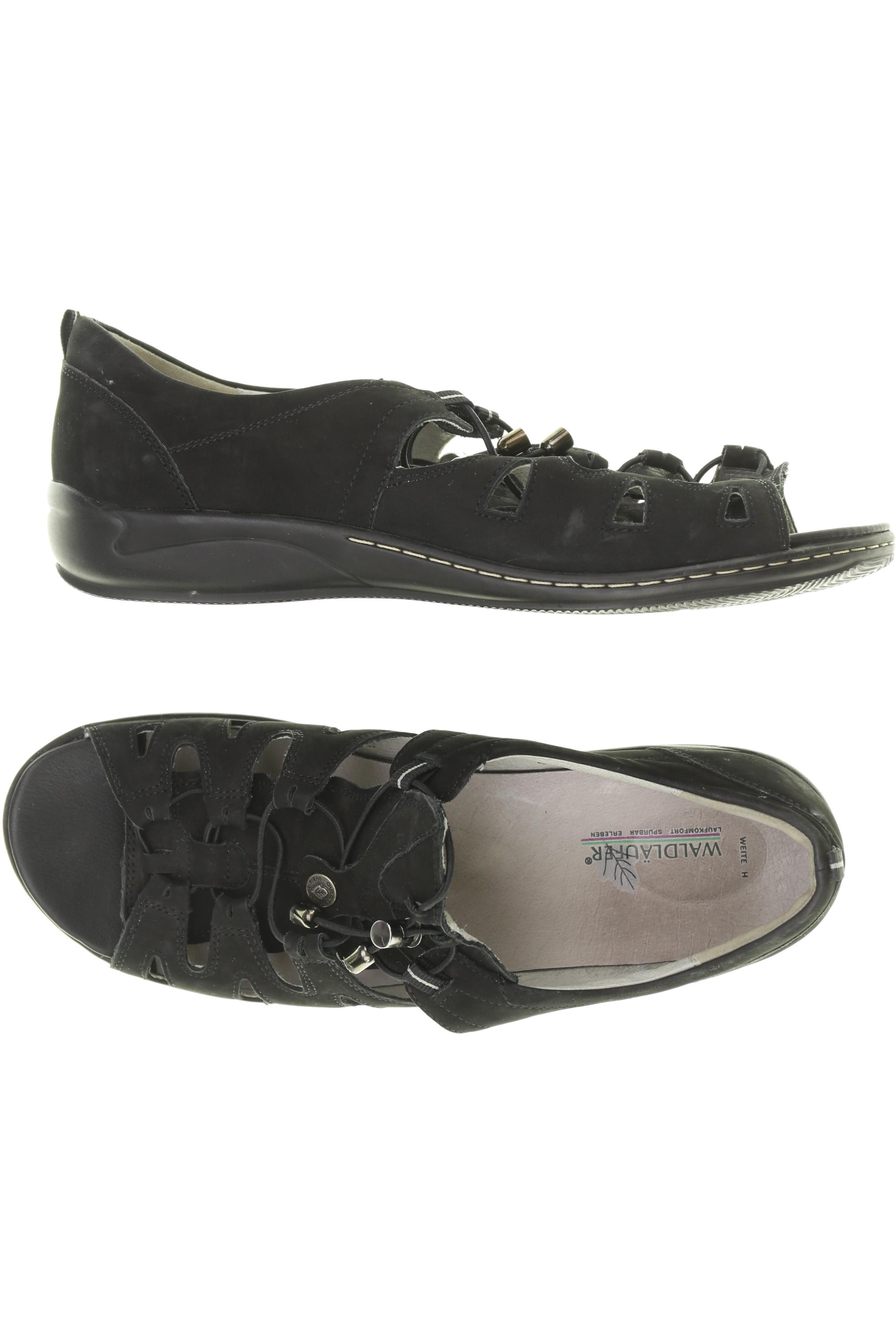 

waldläufer Damen Sandale, schwarz, Gr. 8