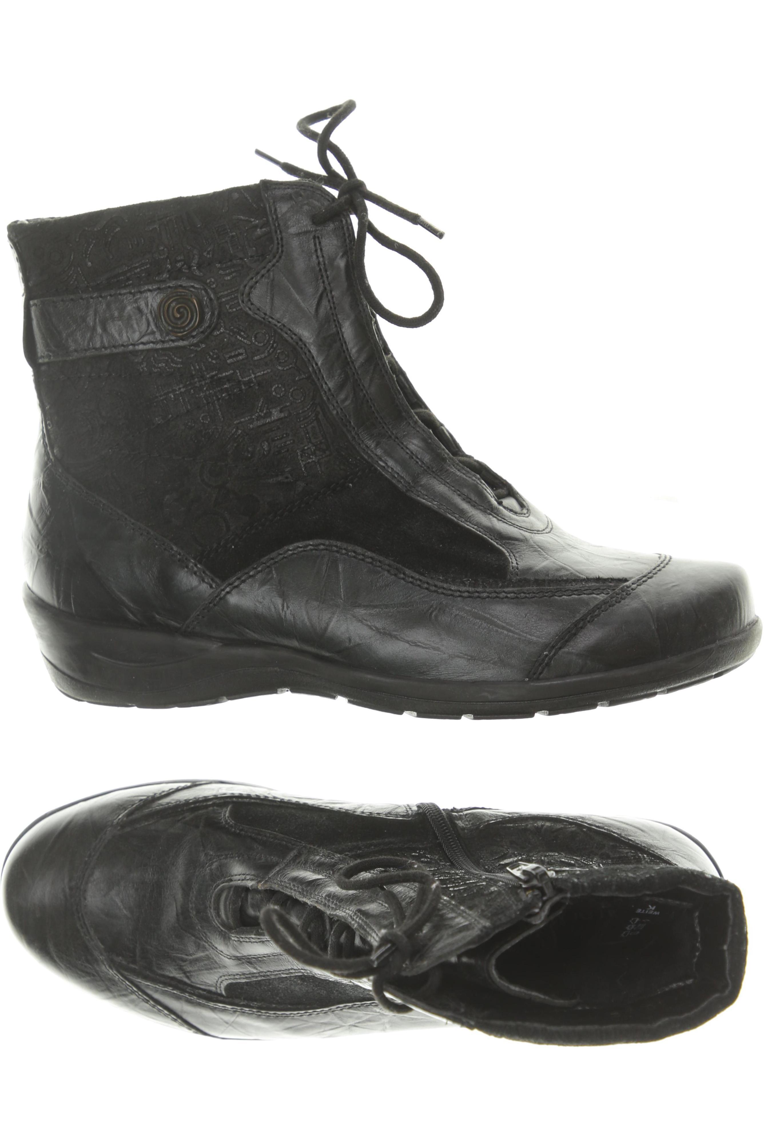 

waldläufer Damen Stiefelette, schwarz, Gr. 4
