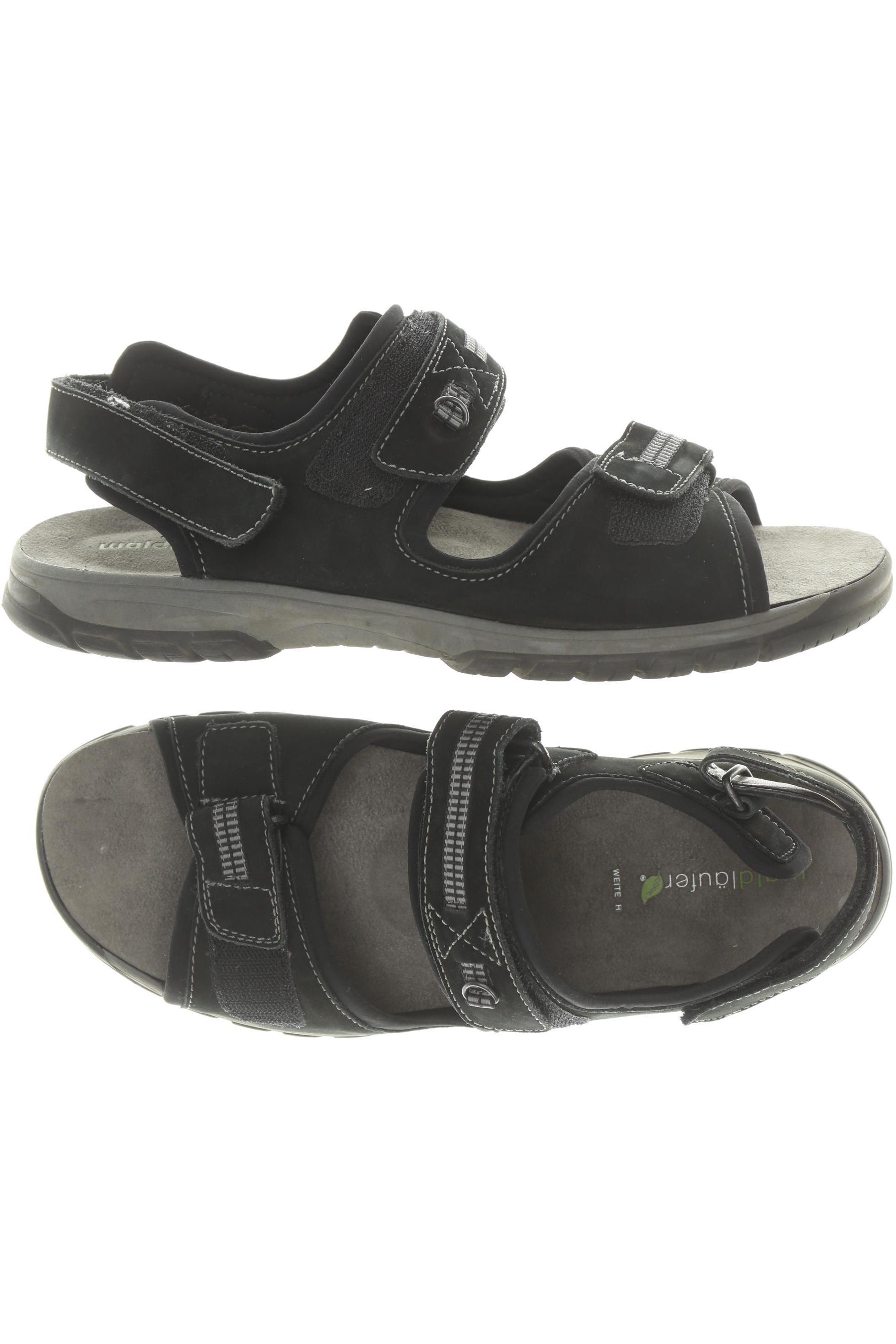 Thumbnail - waldläufer Herren Sandale, schwarz, Gr. 12