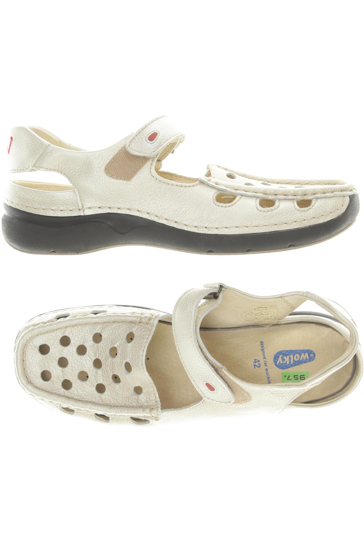 

wolky Damen Sandale, beige, Gr. 42