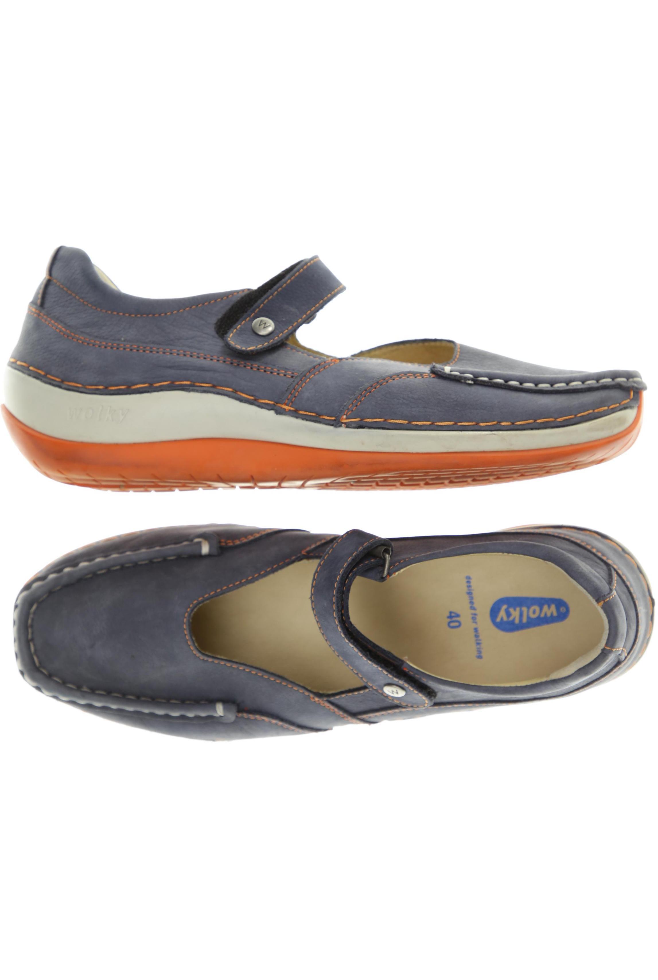 

wolky Damen Halbschuh, blau, Gr. 40