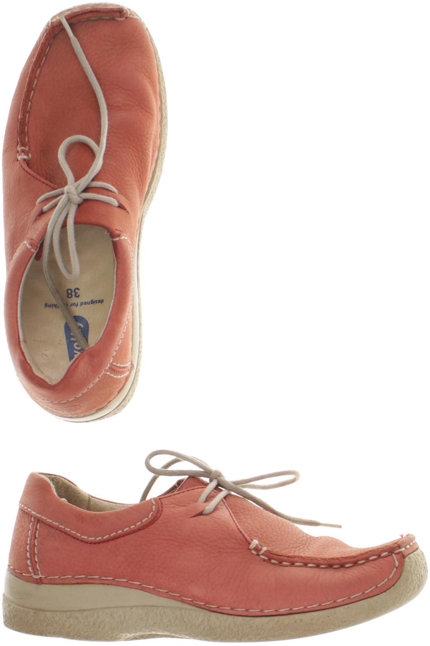 

wolky Damen Halbschuh, rot, Gr. 38