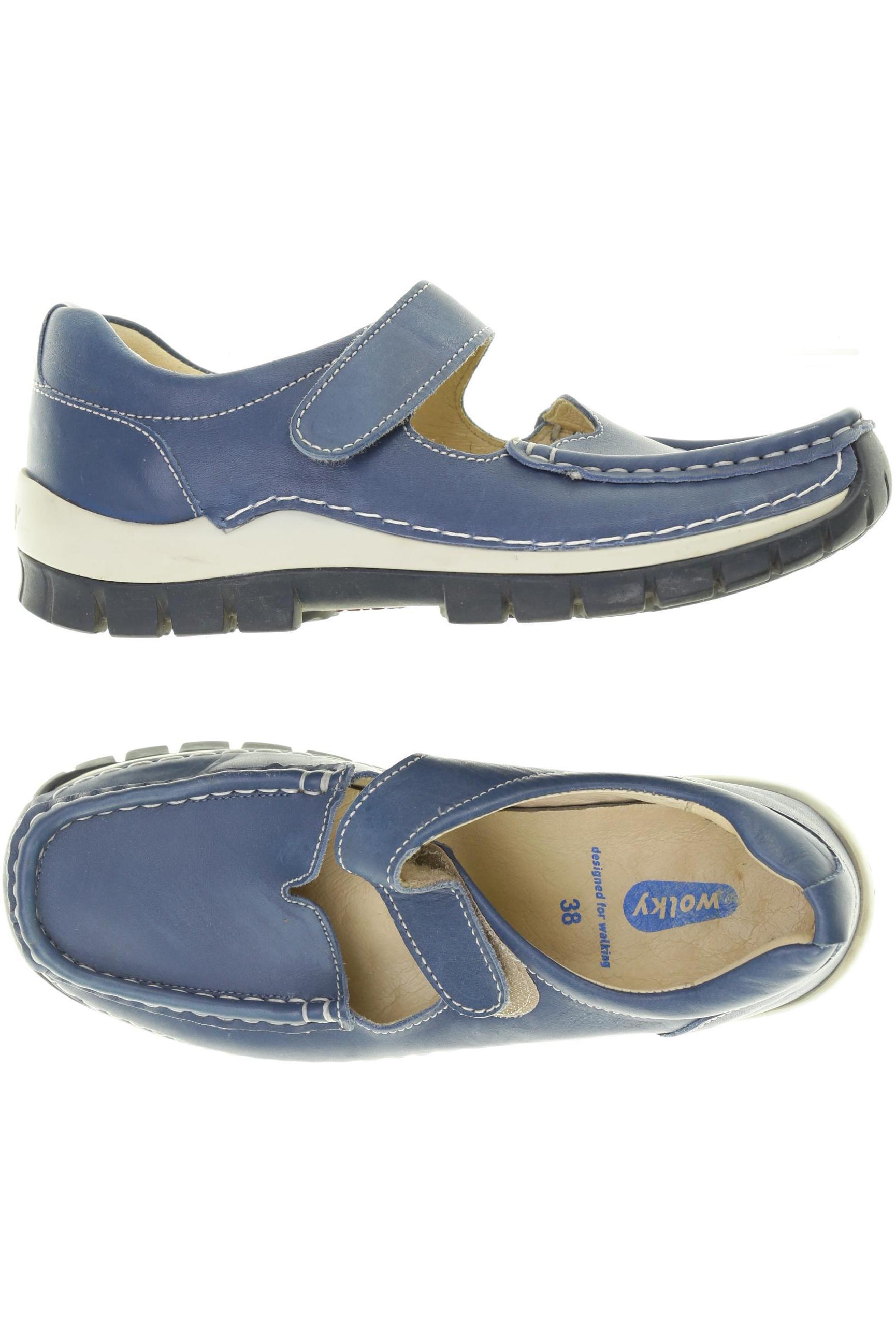 

wolky Damen Halbschuh, blau, Gr. 38