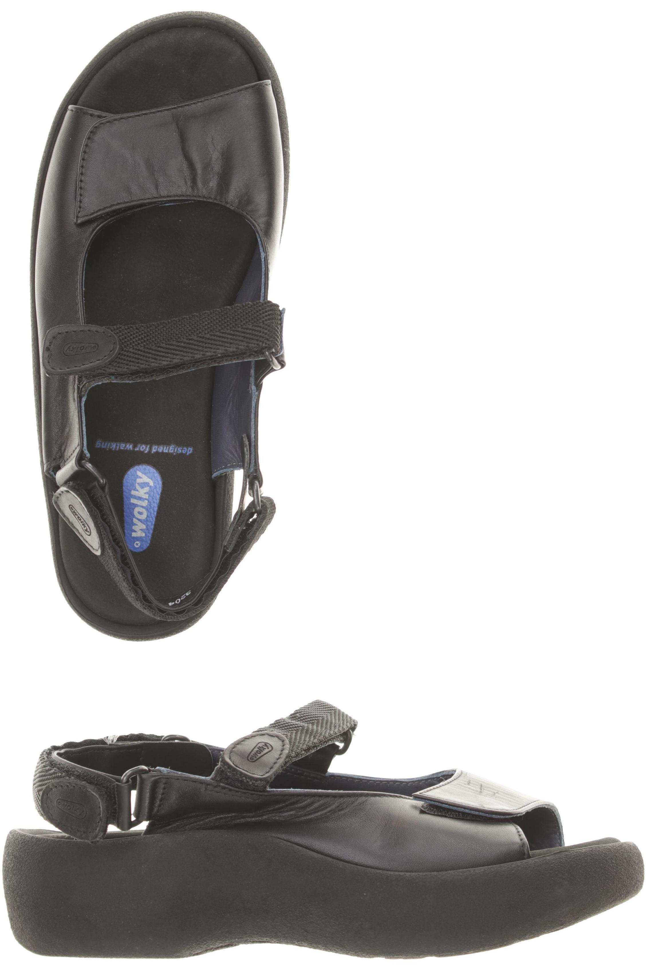 

wolky Damen Sandale, schwarz, Gr. 38
