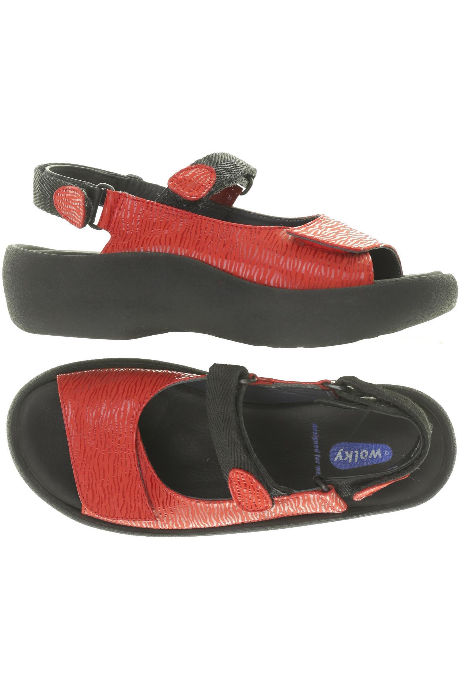 

wolky Damen Sandale, rot, Gr. 38