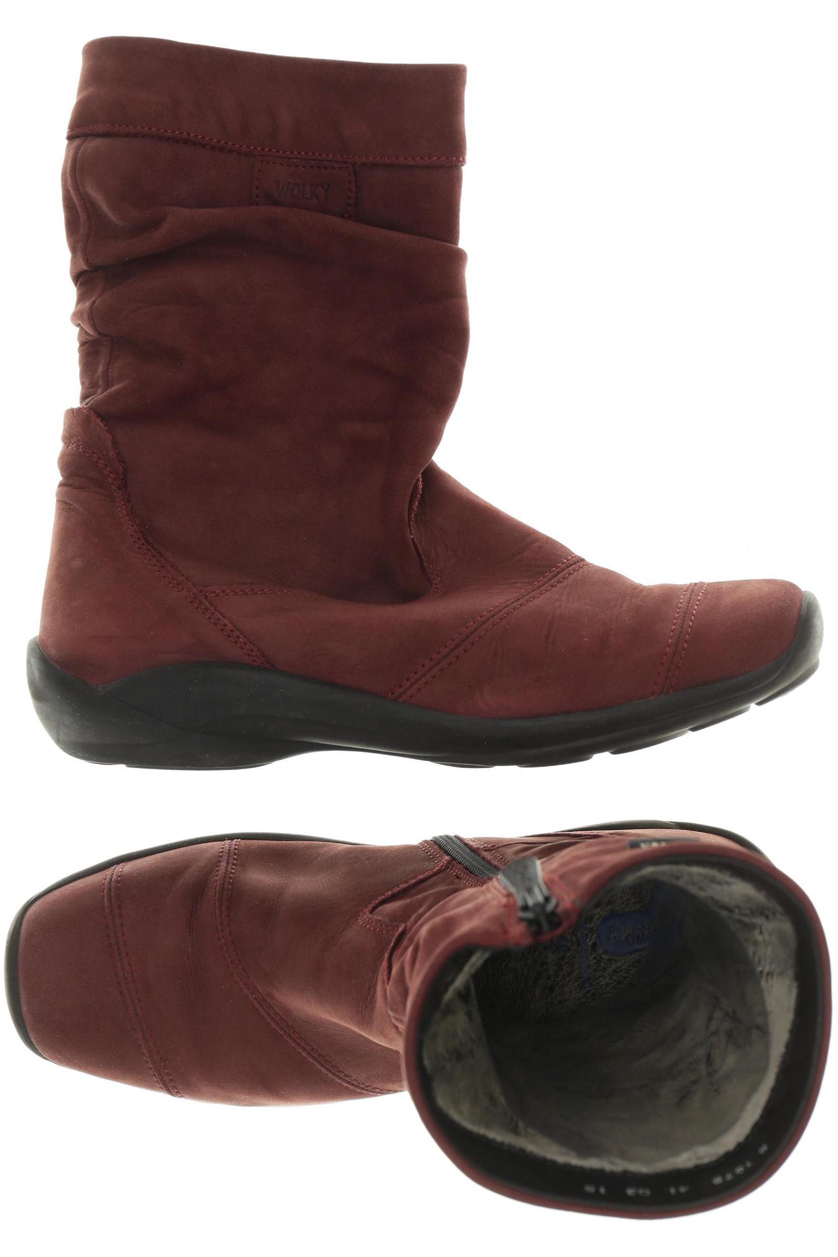 

wolky Damen Stiefel, rot, Gr. 41