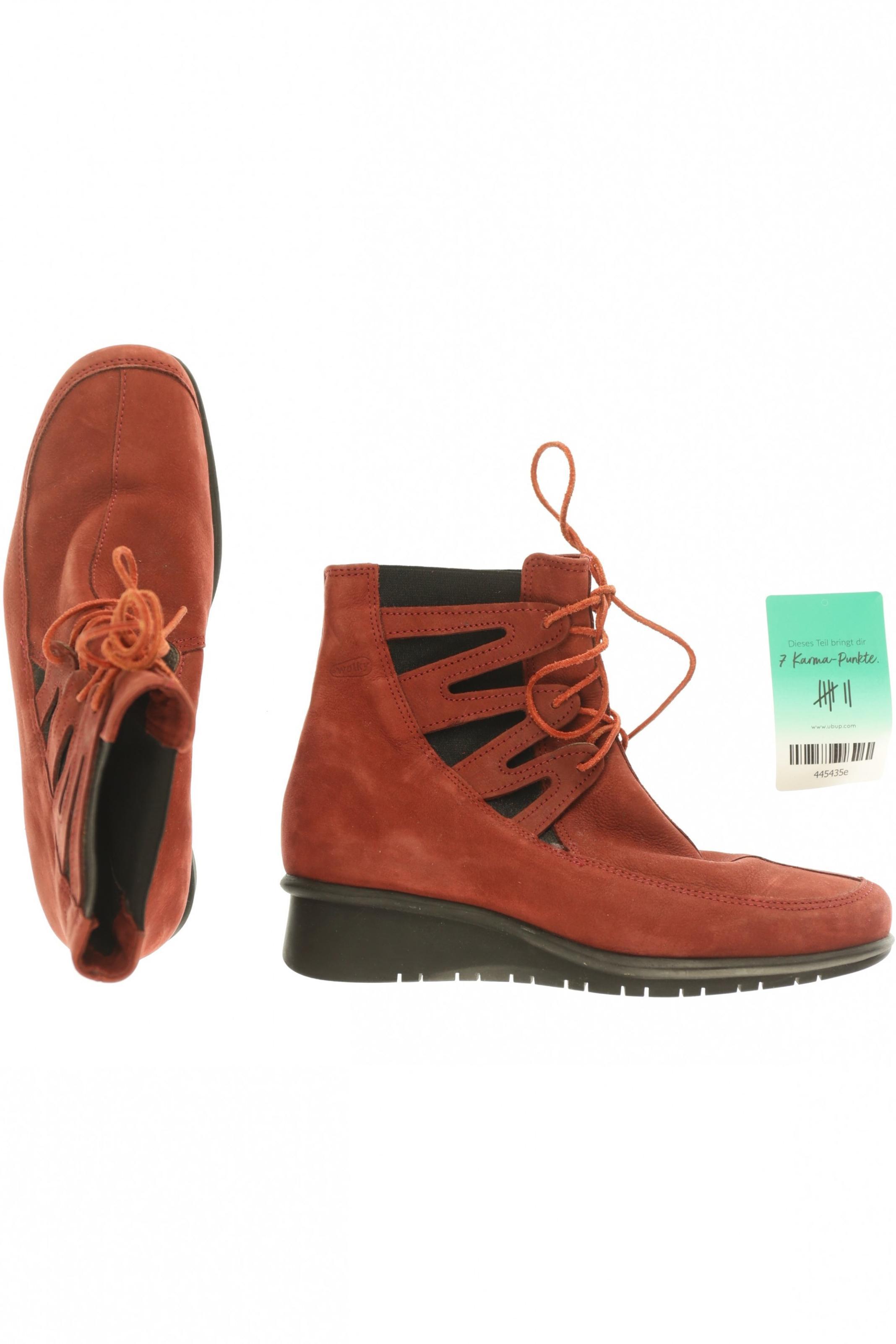 

wolky Damen Stiefelette, rot, Gr. 4