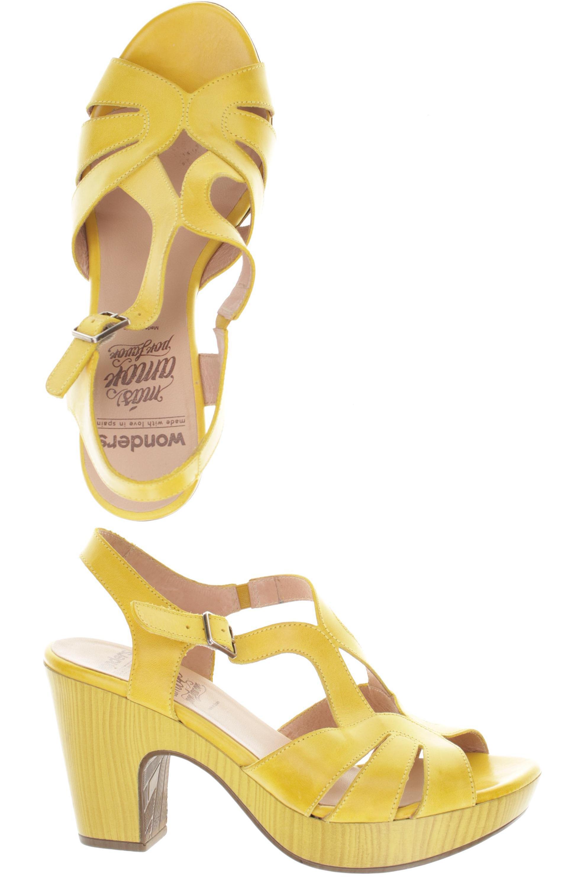 

wonders Damen Sandale, gelb, Gr. 38