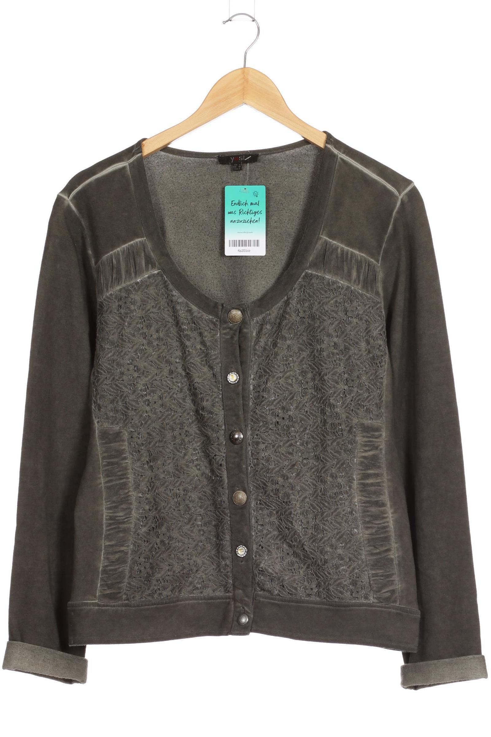 

yest Damen Strickjacke, grau, Gr.