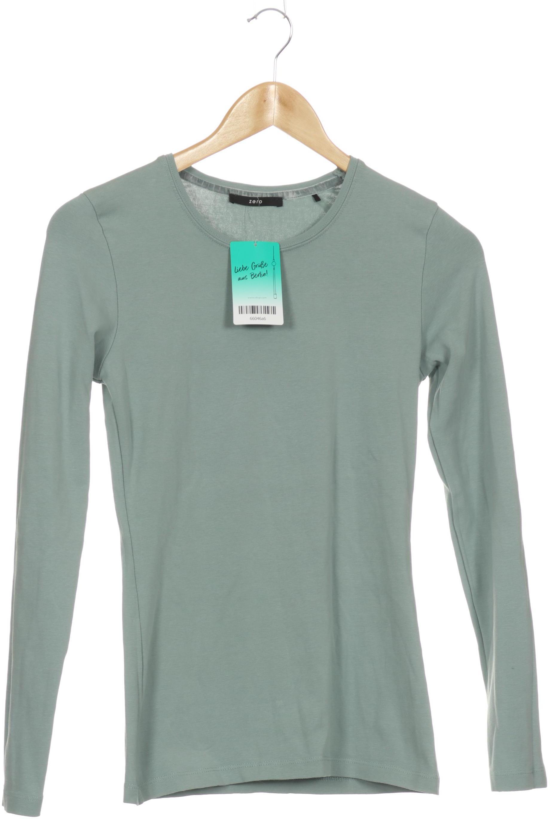 

Zero Damen Langarmshirt, grün, Gr.