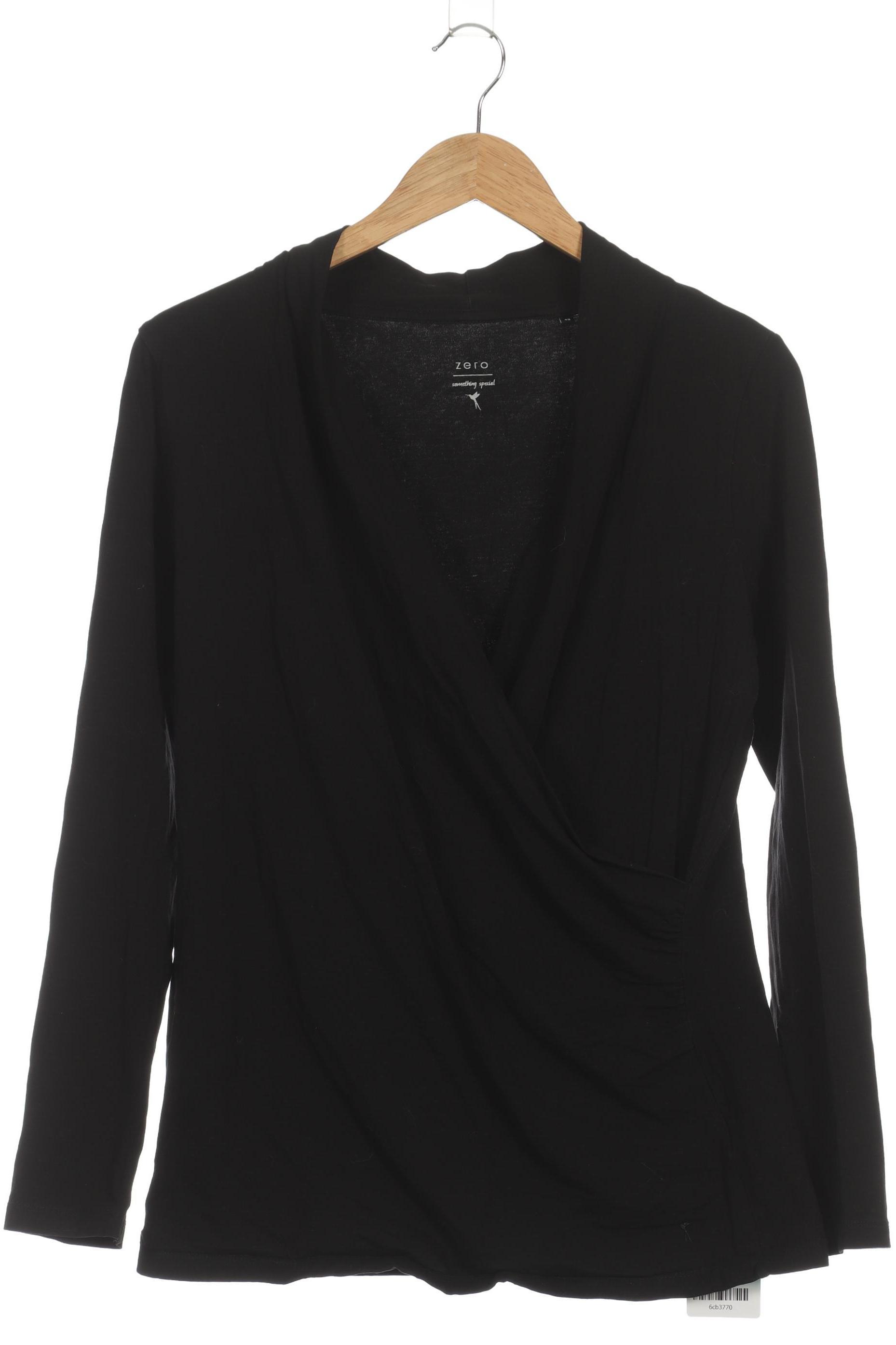 

Zero Damen Langarmshirt, schwarz, Gr. 42