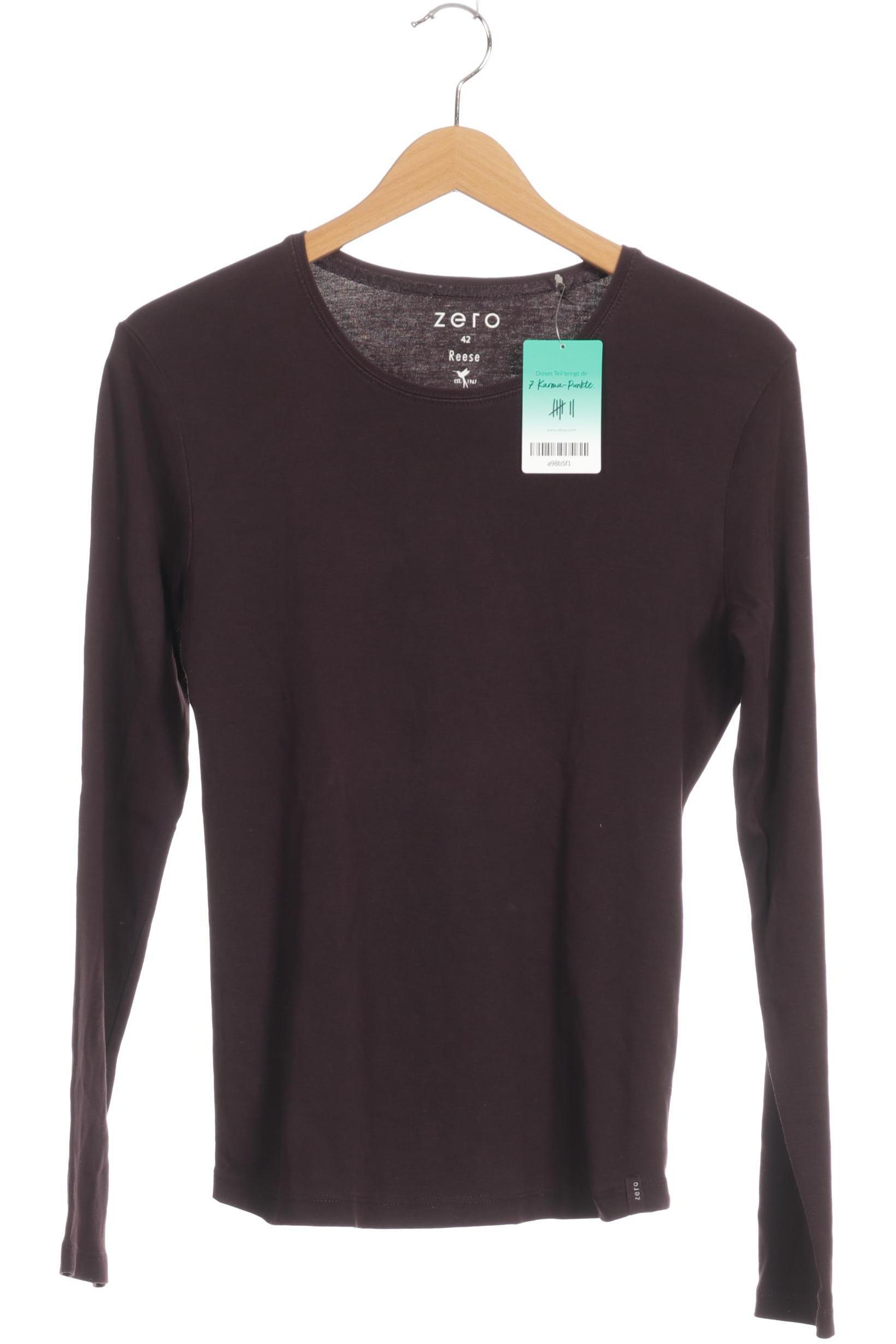 

Zero Damen Langarmshirt, lila, Gr. 42