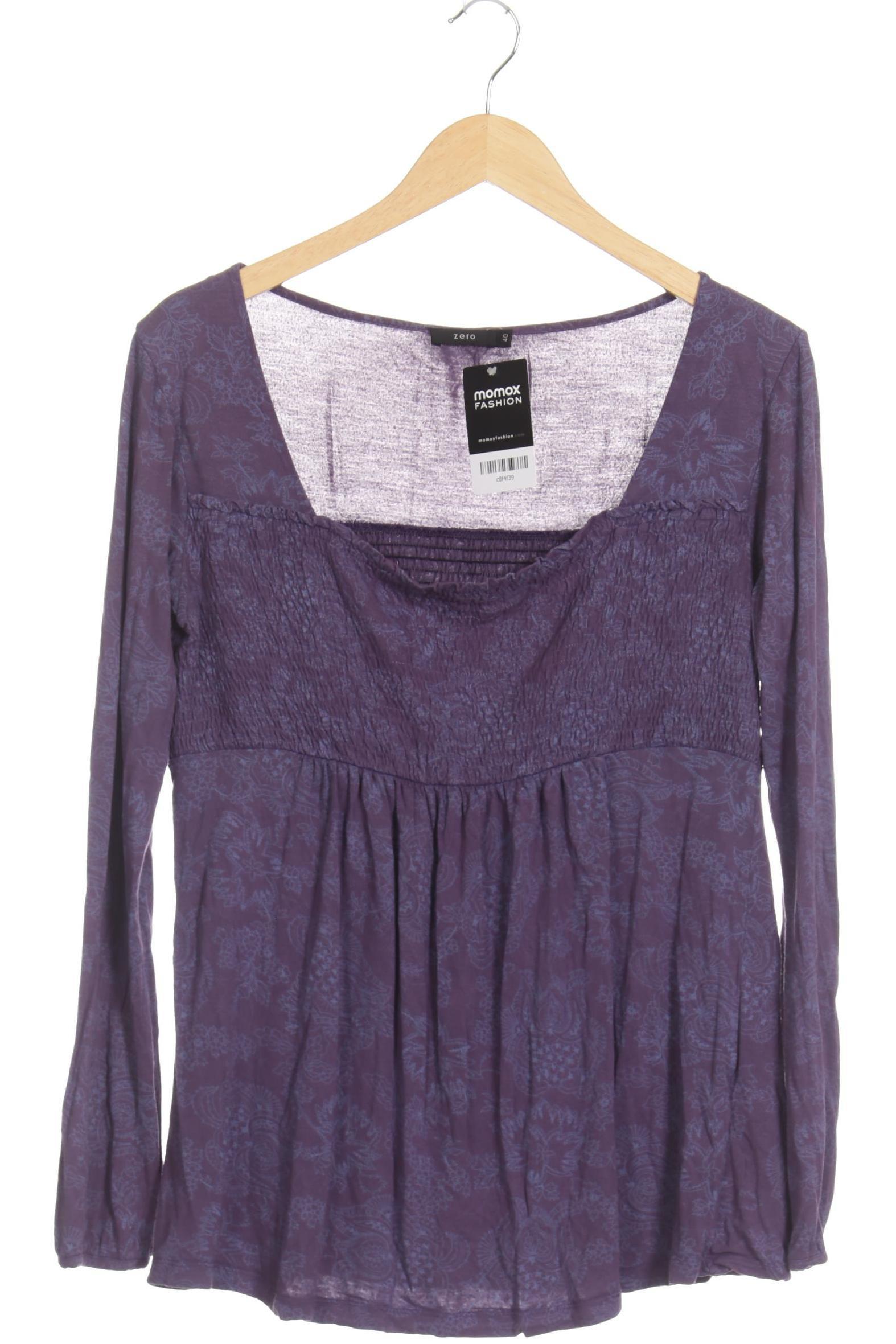 

Zero Damen Langarmshirt, lila, Gr. 40