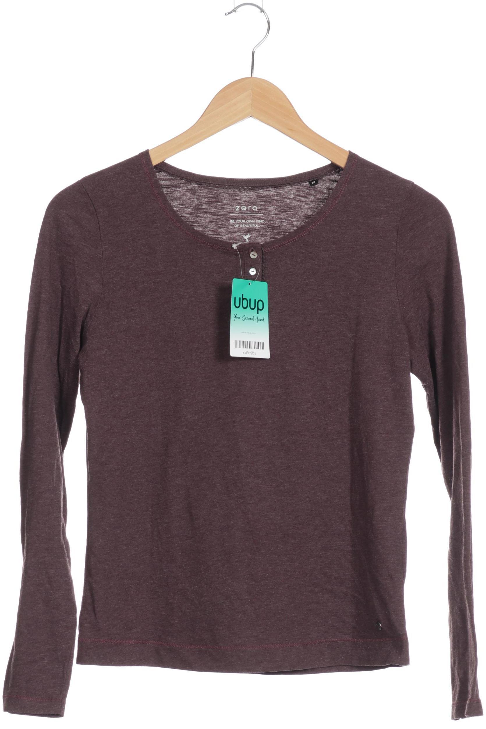 

Zero Damen Langarmshirt, braun, Gr. 36