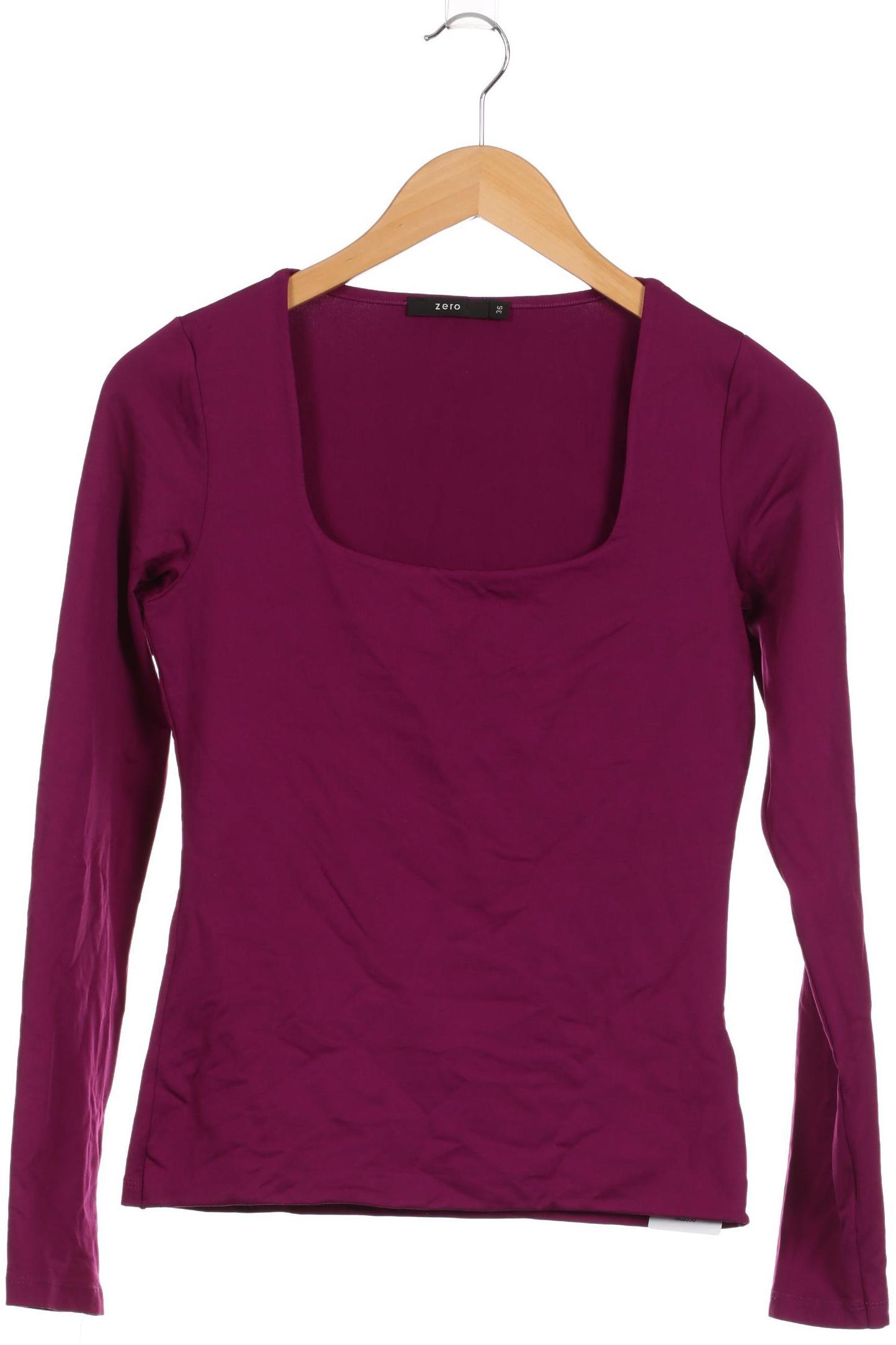 

Zero Damen Langarmshirt, lila, Gr. 36